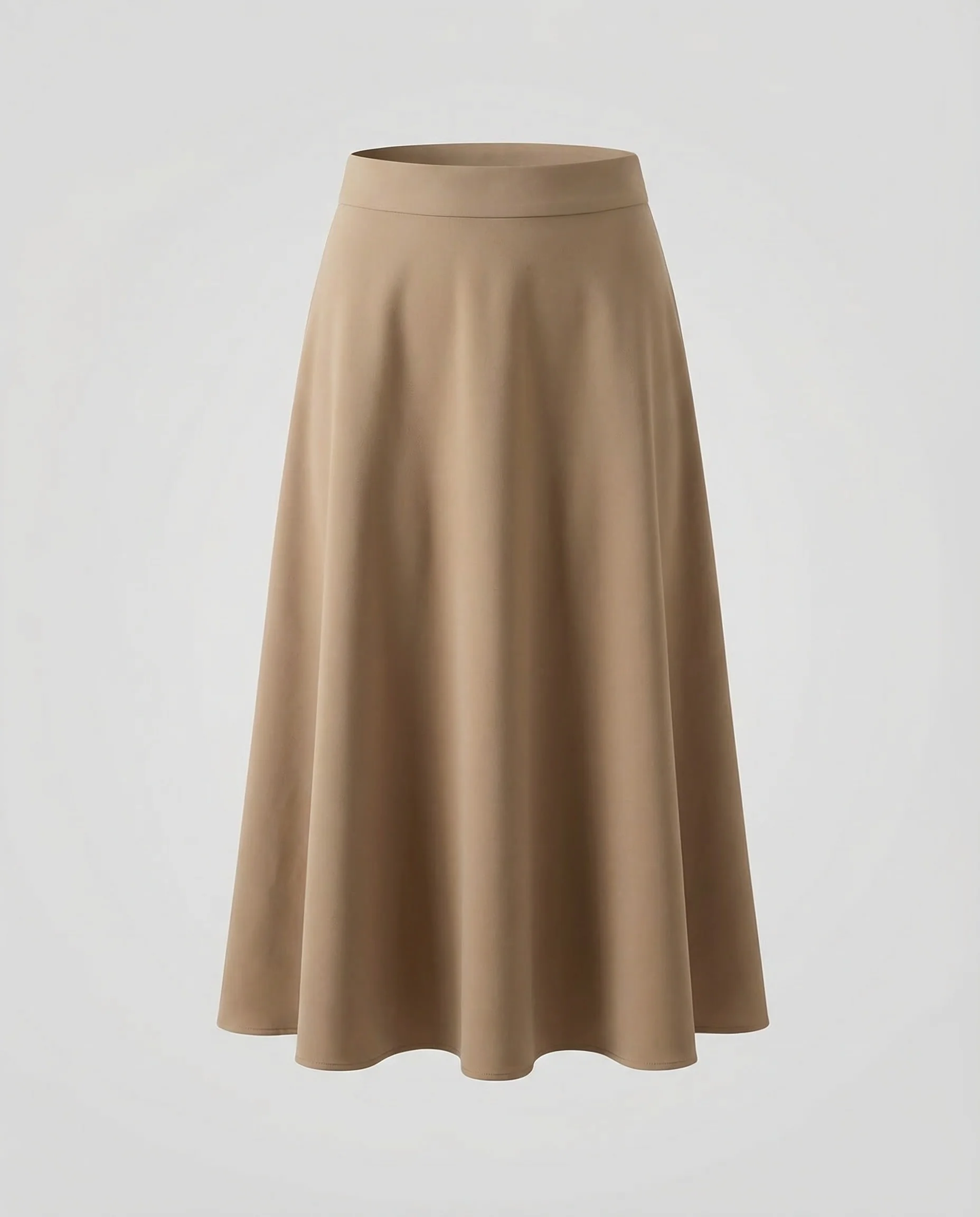 Damen Midirock Ponte Stoff - Image 5