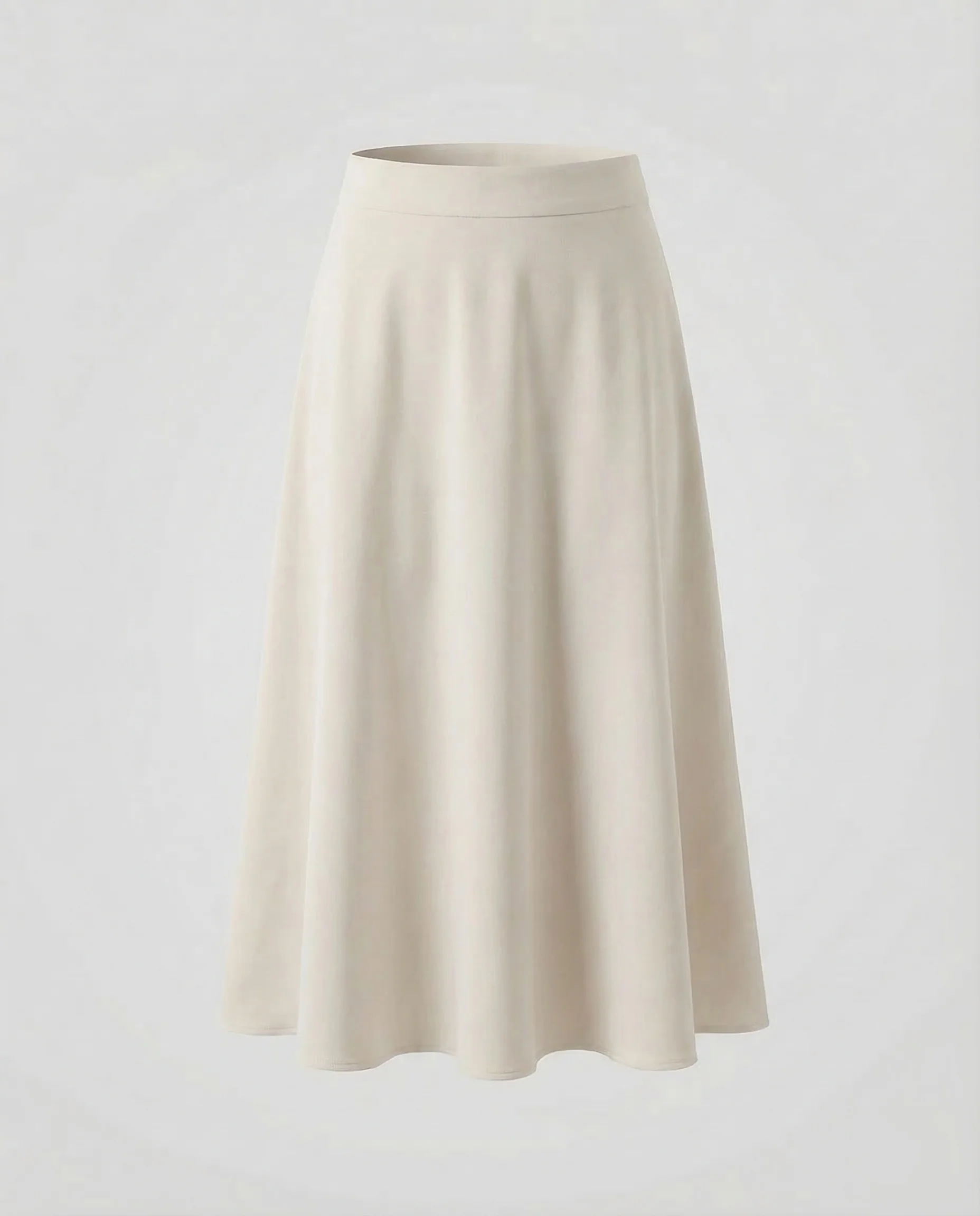 Damen Midirock Ponte Stoff - Image 8