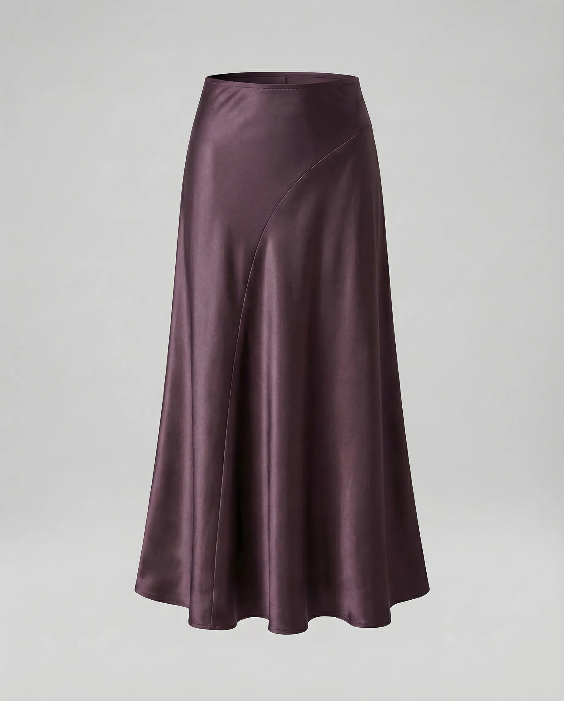 Damen Satin Maxirock Stretch - Image 9