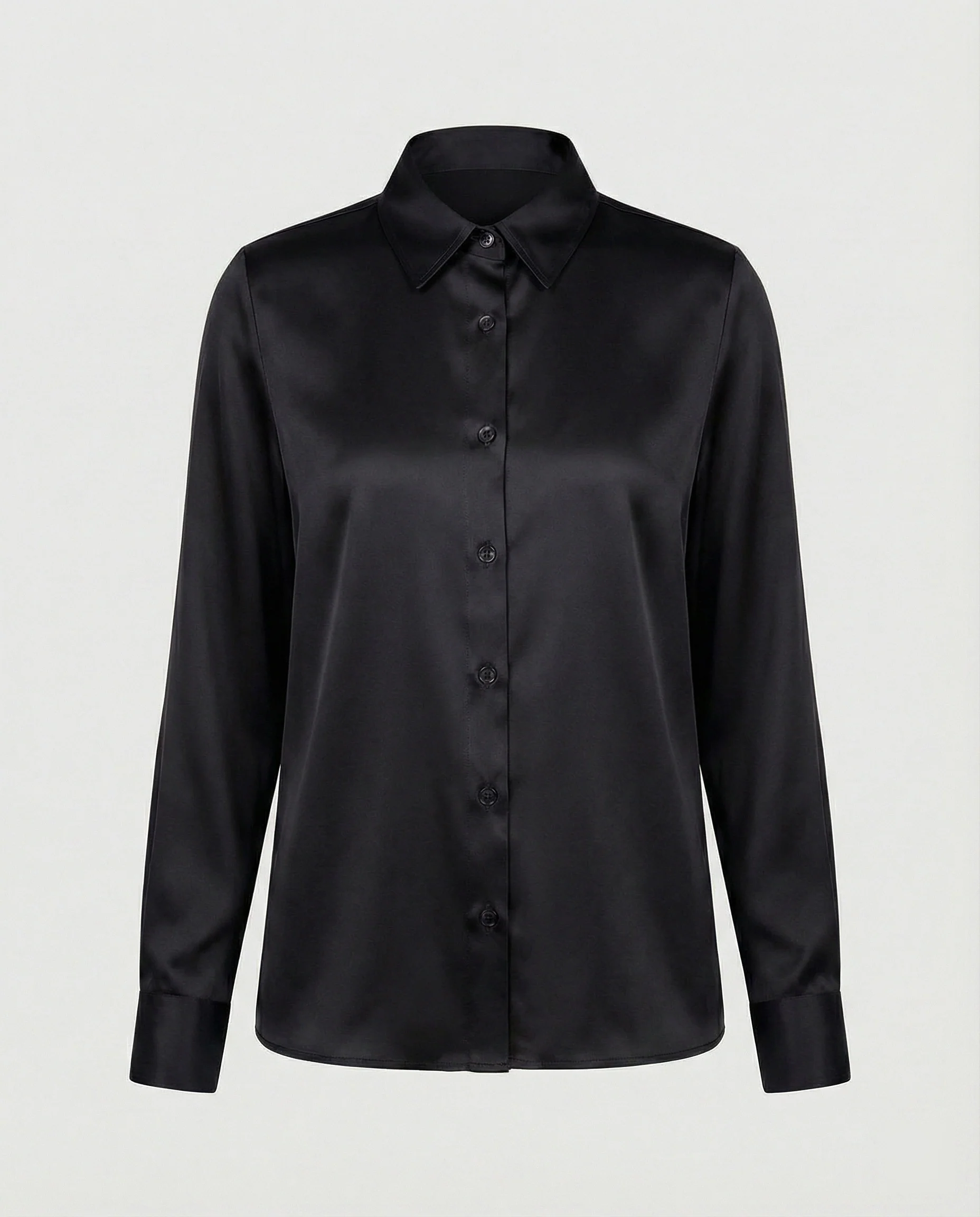 Bluse Damen Satin Seidig - Image 17