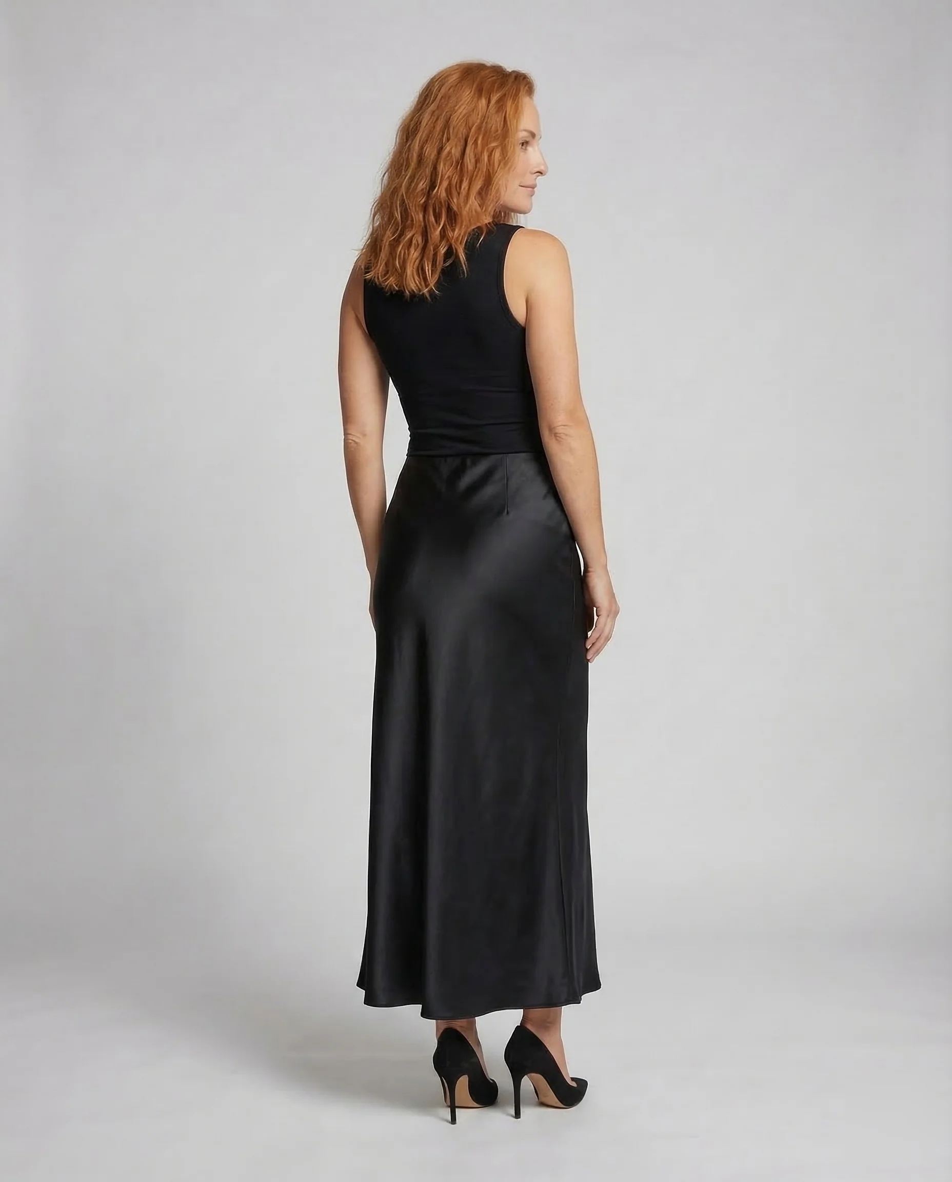 Damen Satin Sliprock Maxi - Image 4