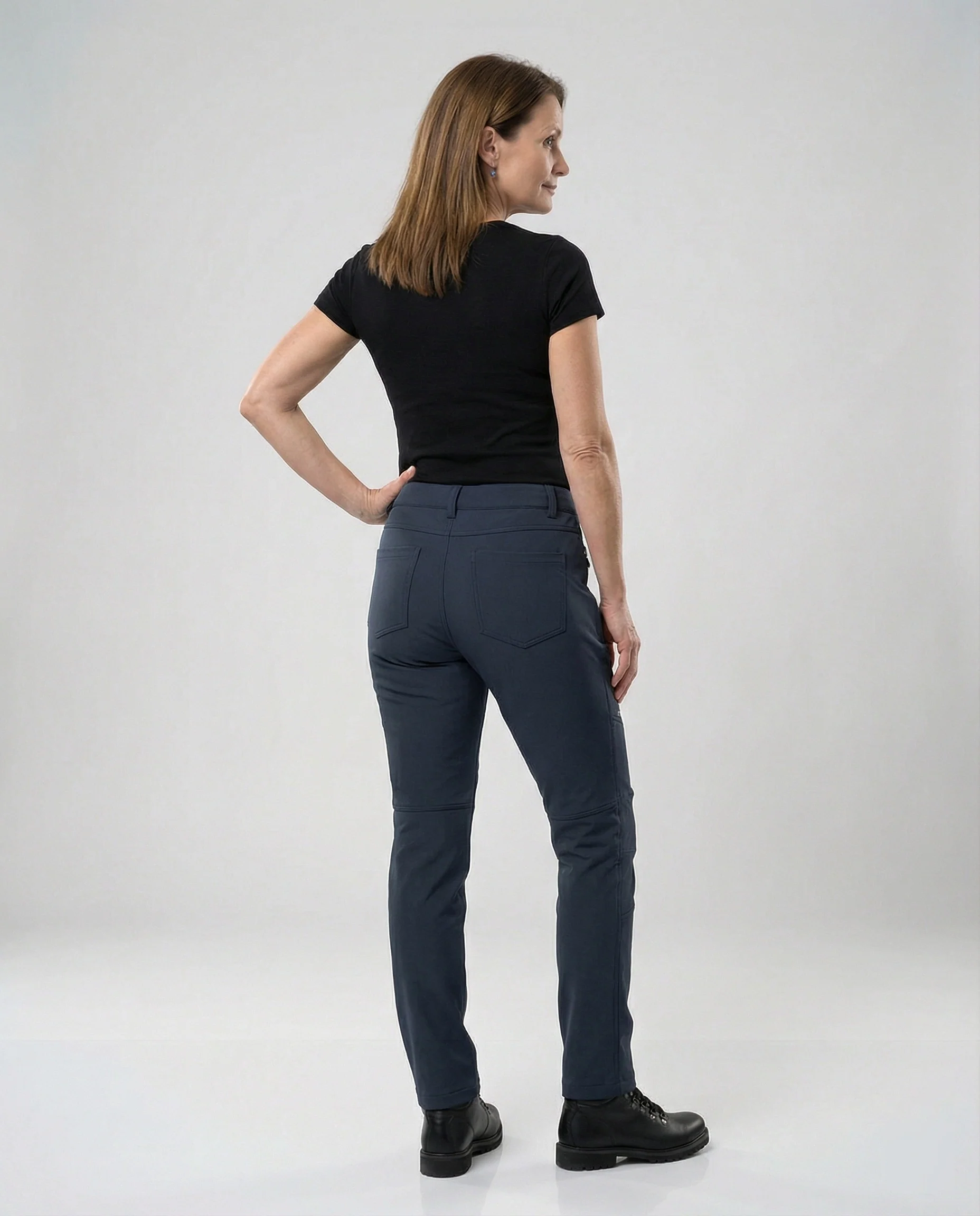 Freizeitkleidung Damen Softshell Wanderhose - Image 4
