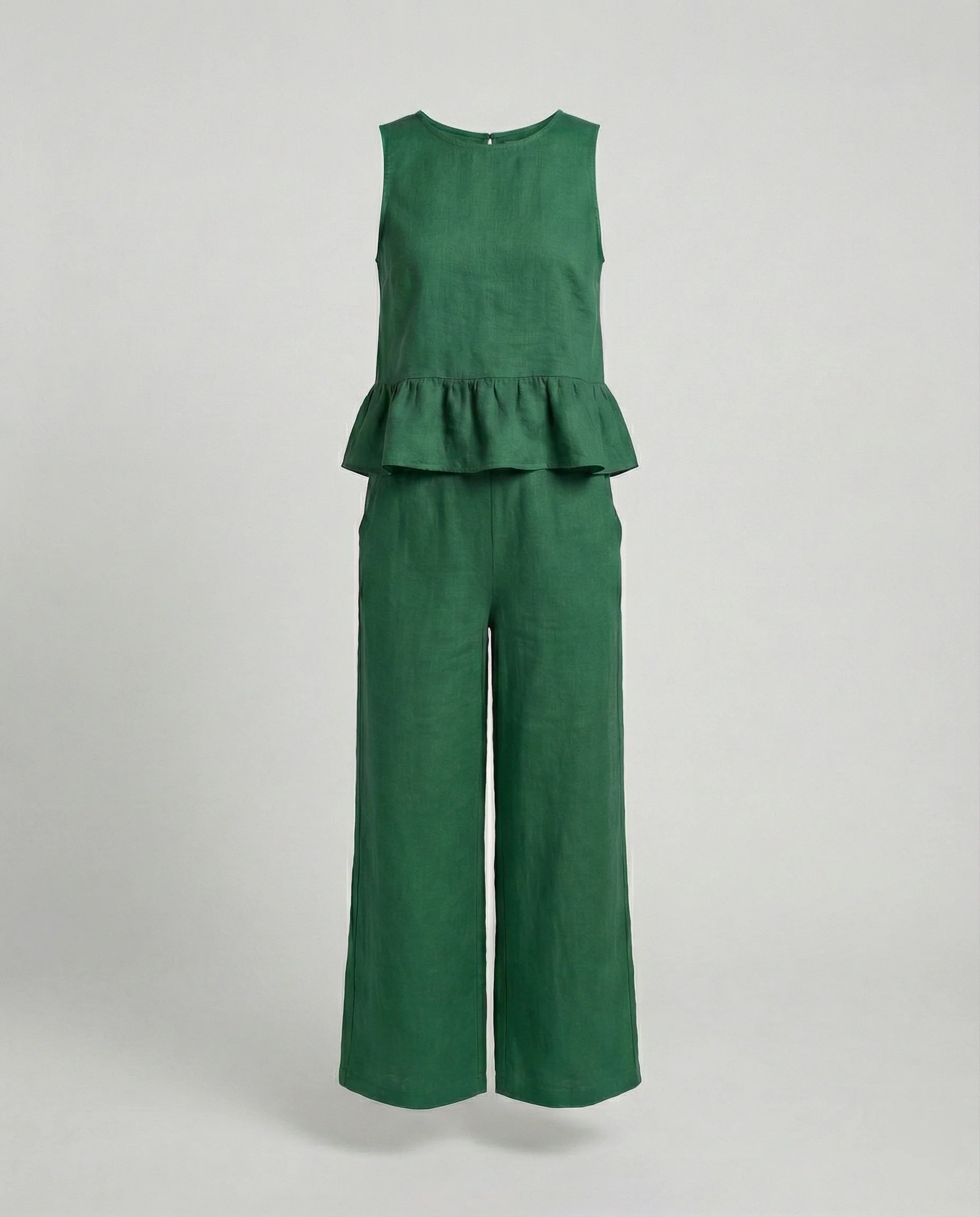 Damen Zweiteiler Set Sommer Palazzohose - Image 8
