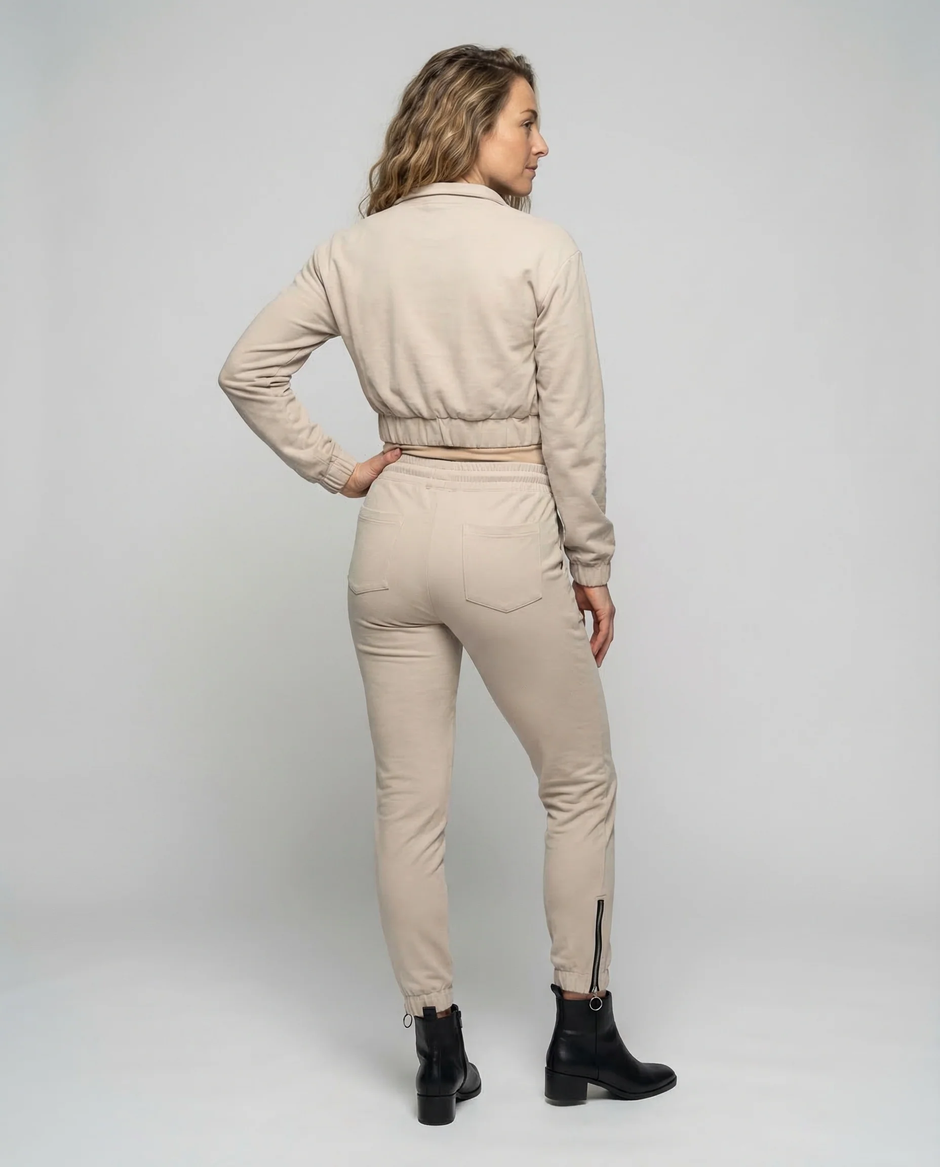 Jogginganzug Damen Zweiteiler Sportlich - Image 3