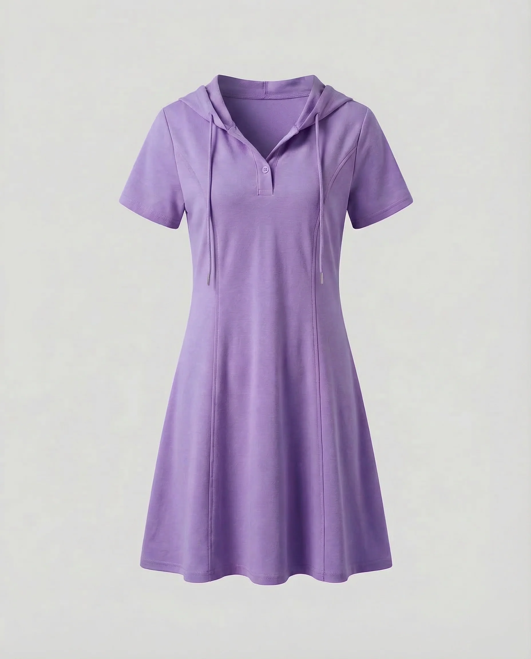 Damen Kapuzen Skaterkleid A Linie - Image 7