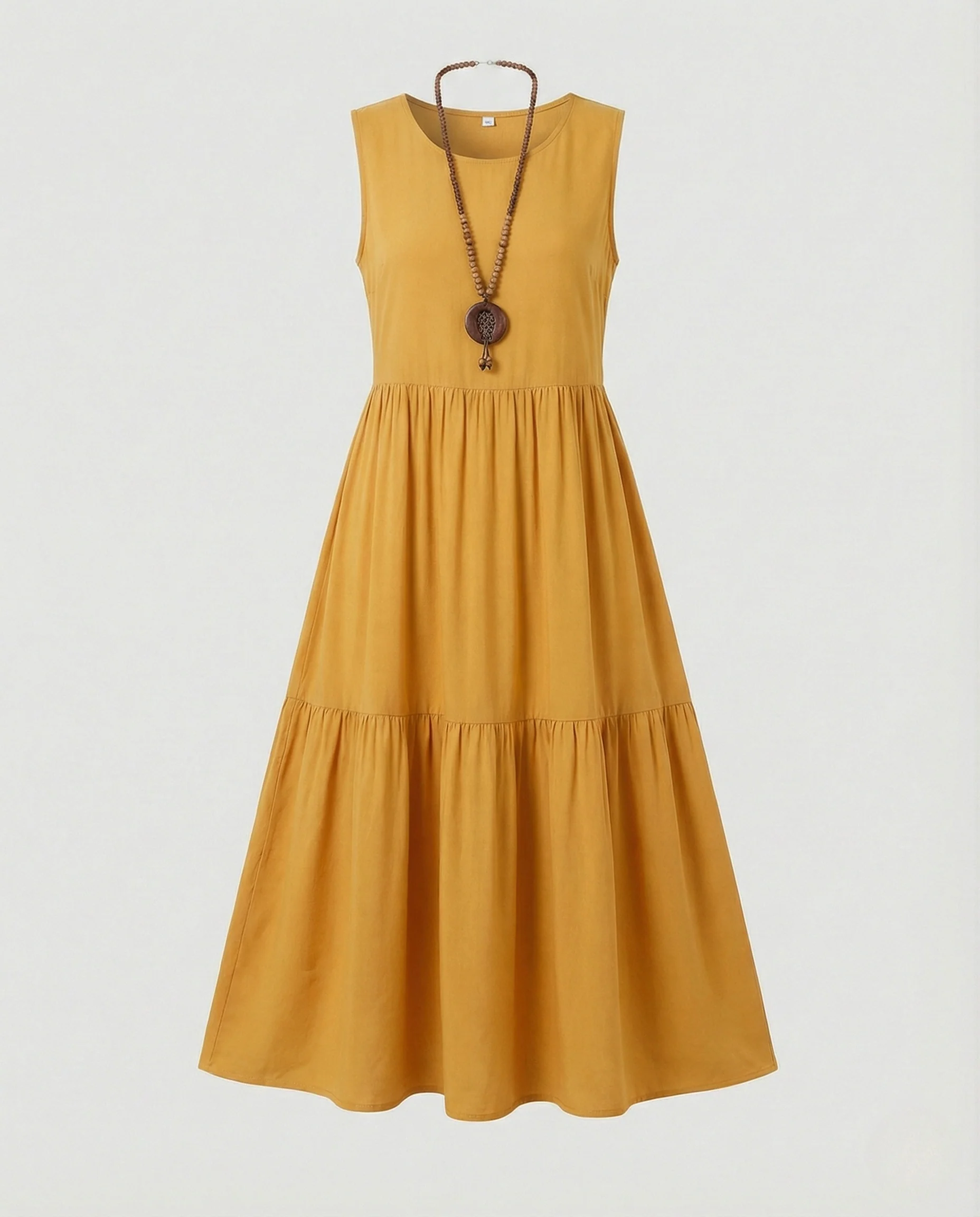 Damen Stufen Maxikleid mit Schmetterlingsprint - Image 12