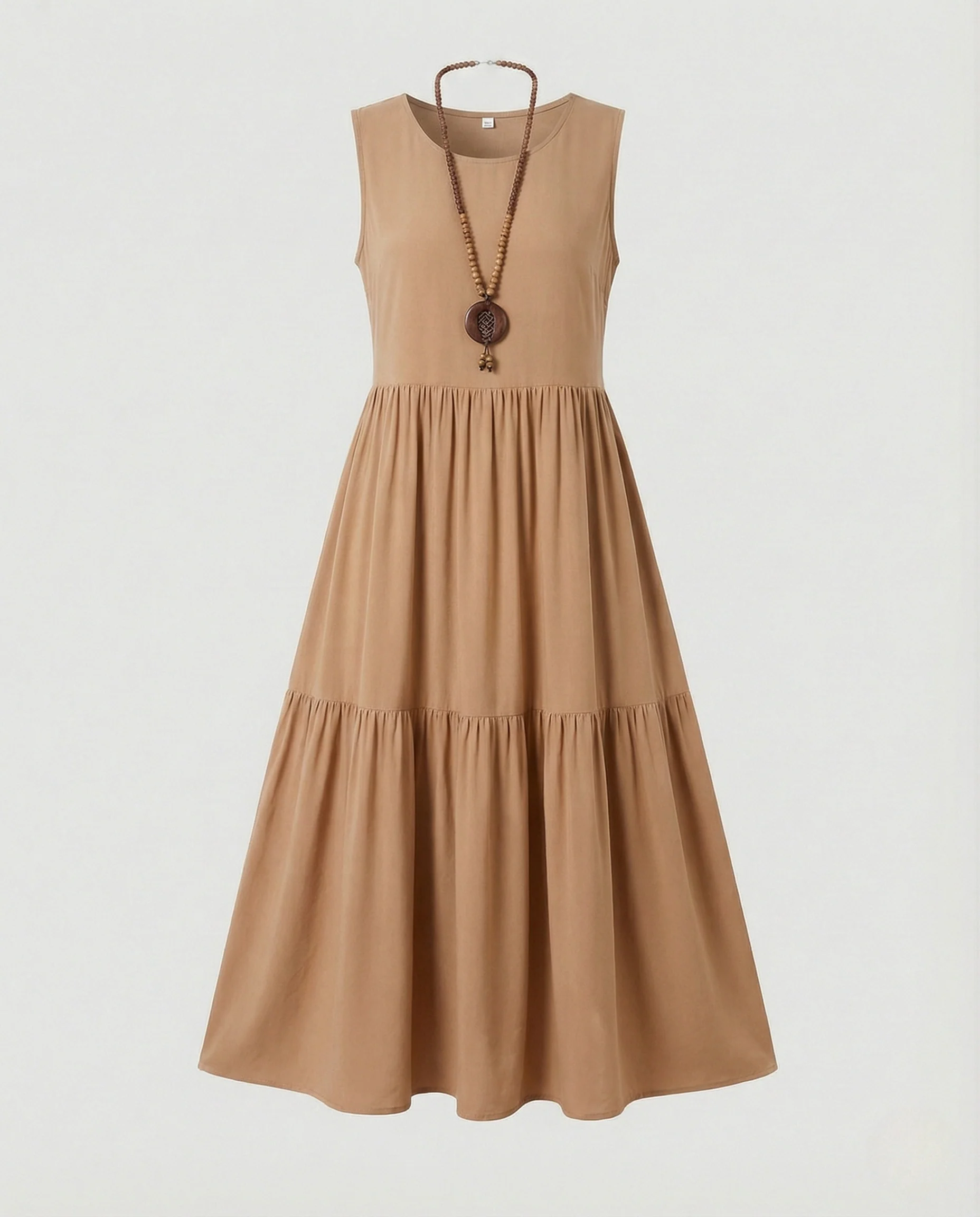 Damen Stufen Maxikleid mit Schmetterlingsprint - Image 13