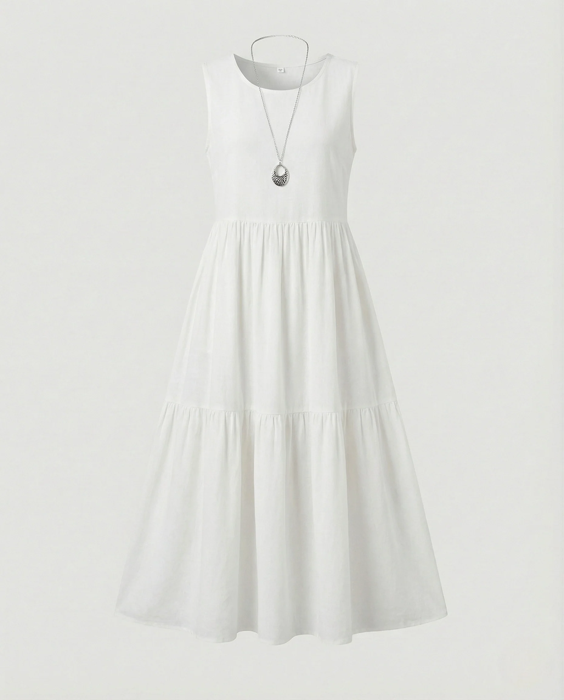 Damen Stufen Maxikleid mit Schmetterlingsprint - Image 14