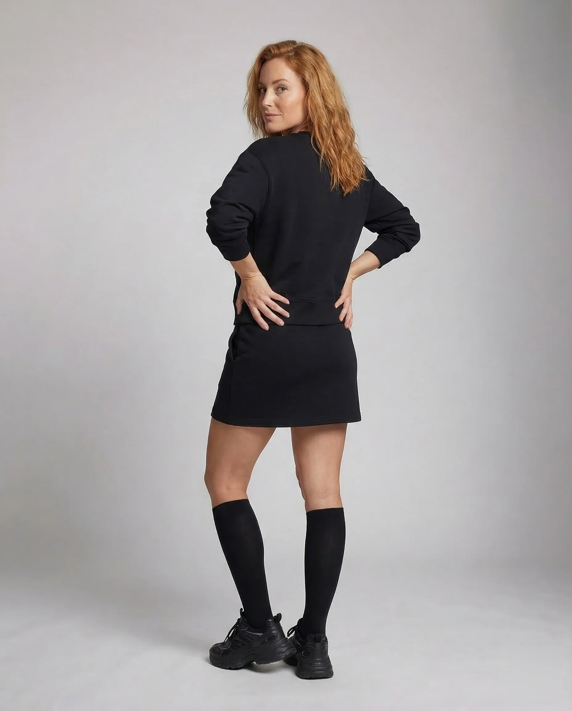 Damen Sweat Set Minirock - Image 4