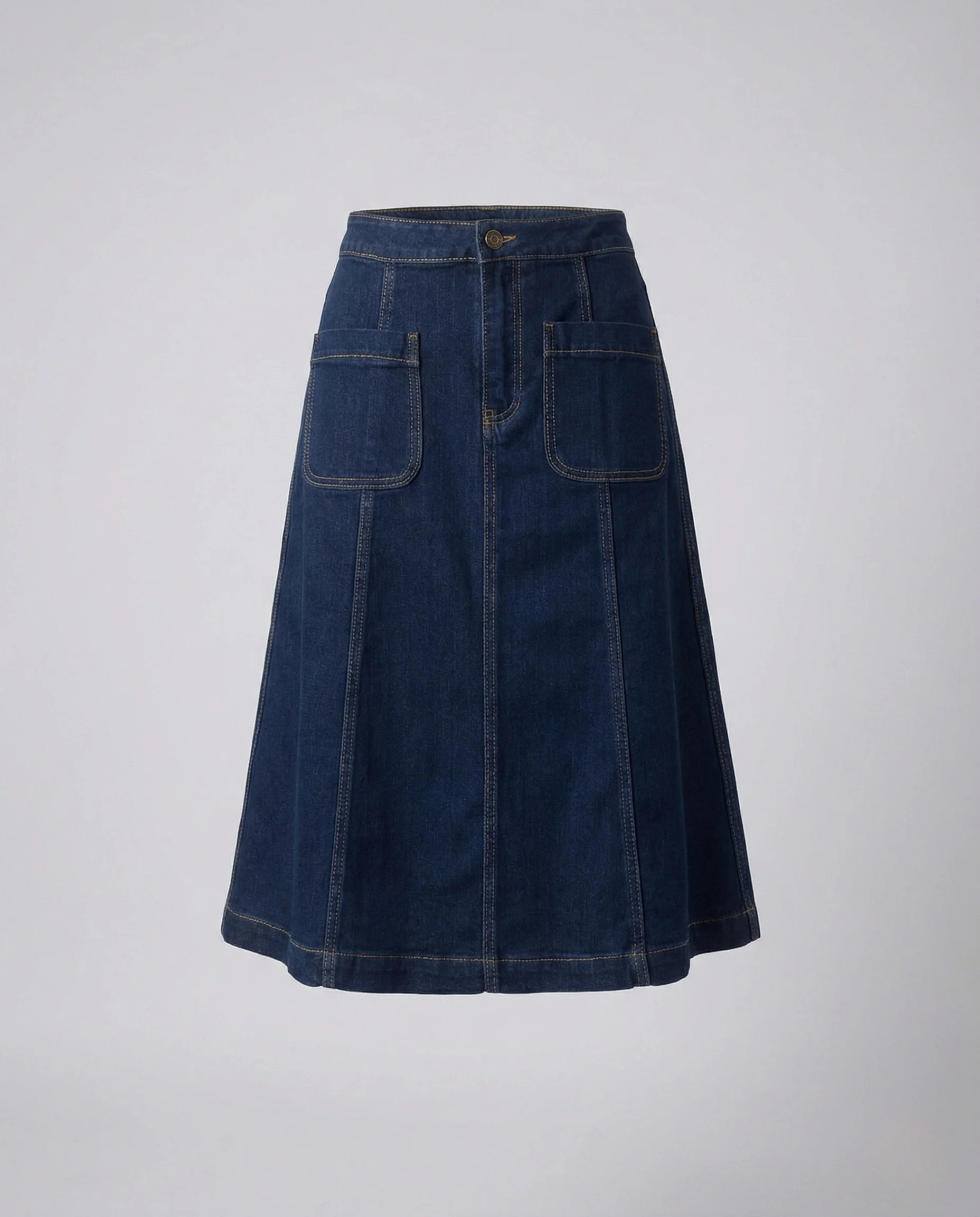 Jeansrock Damen A-Linie - Image 5