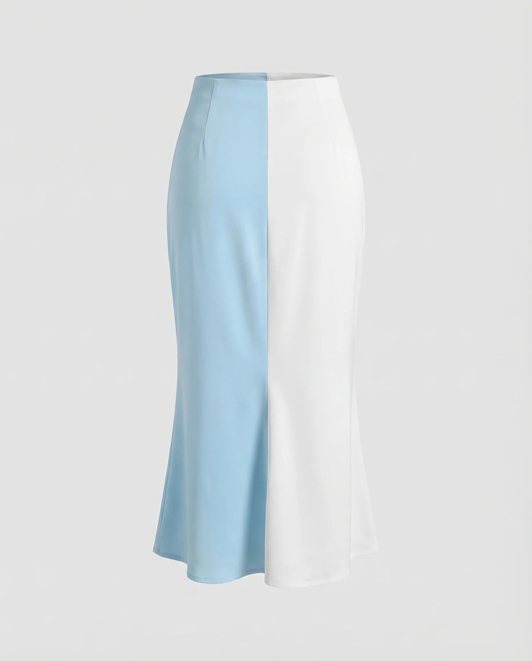 Damen Midirock Satin Bleistift - Image 5