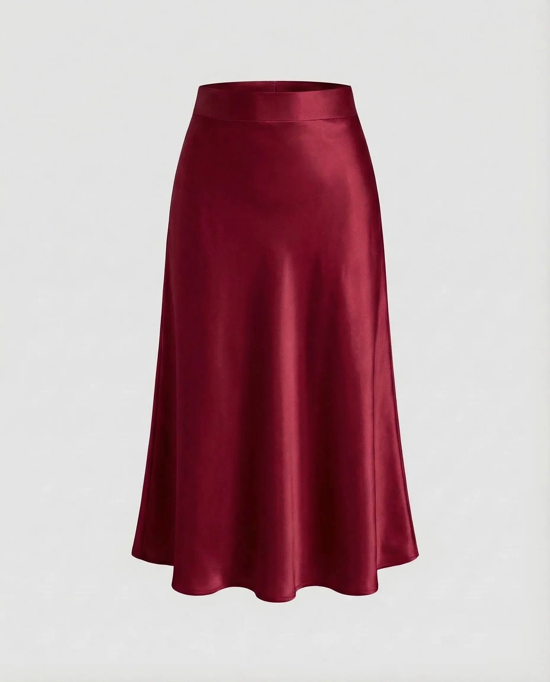 Damen Midirock Satin Elegant - Image 6