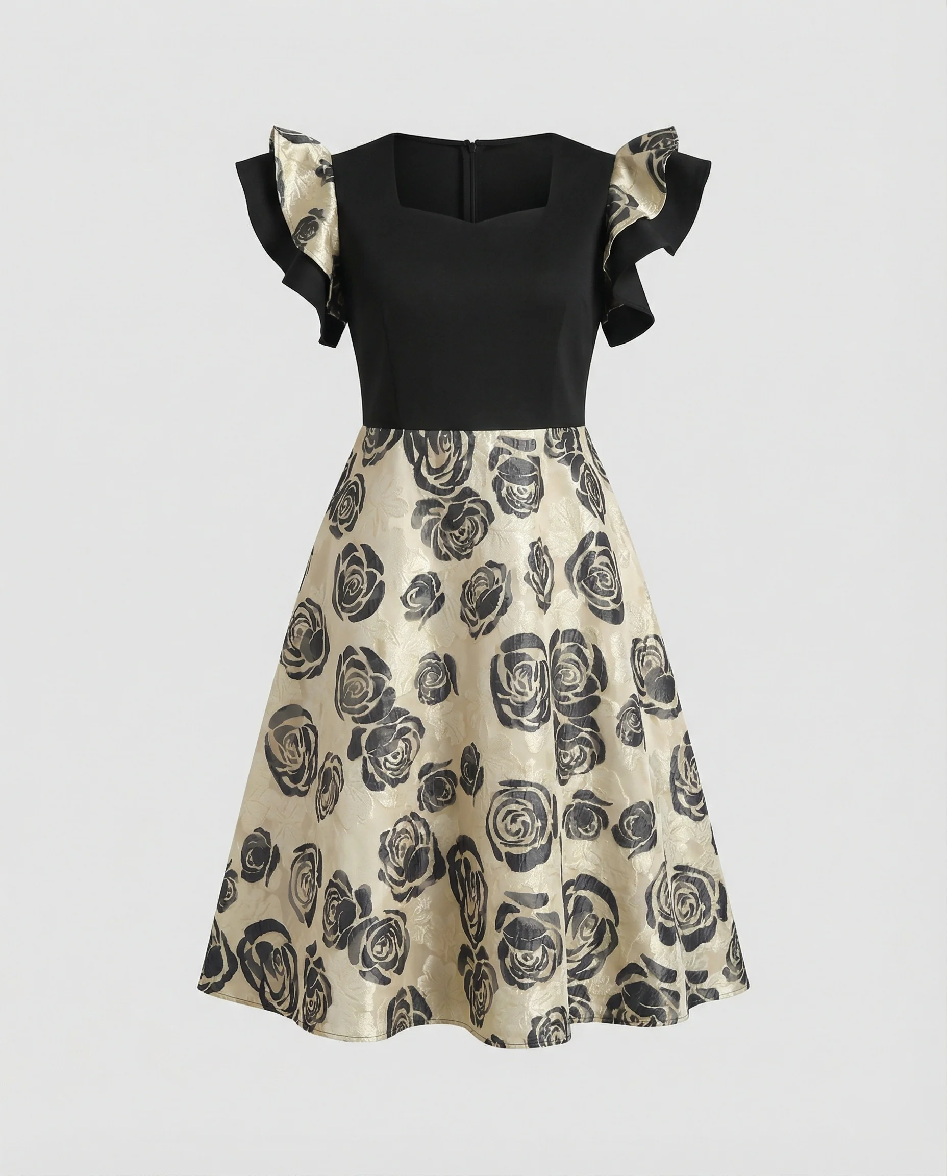 Damen Midikleid herzförmig elegant - Image 5