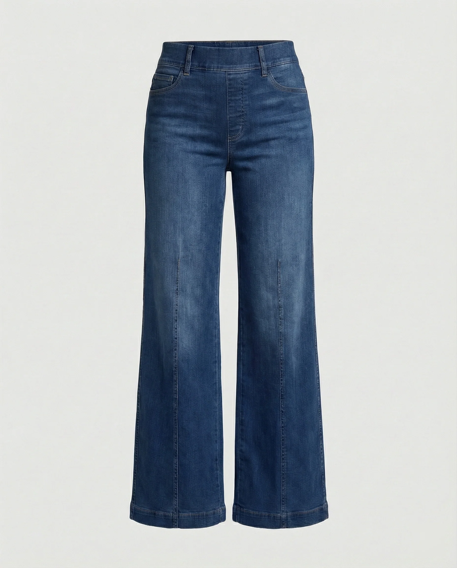 Damen Palazzo Jeans High Waist