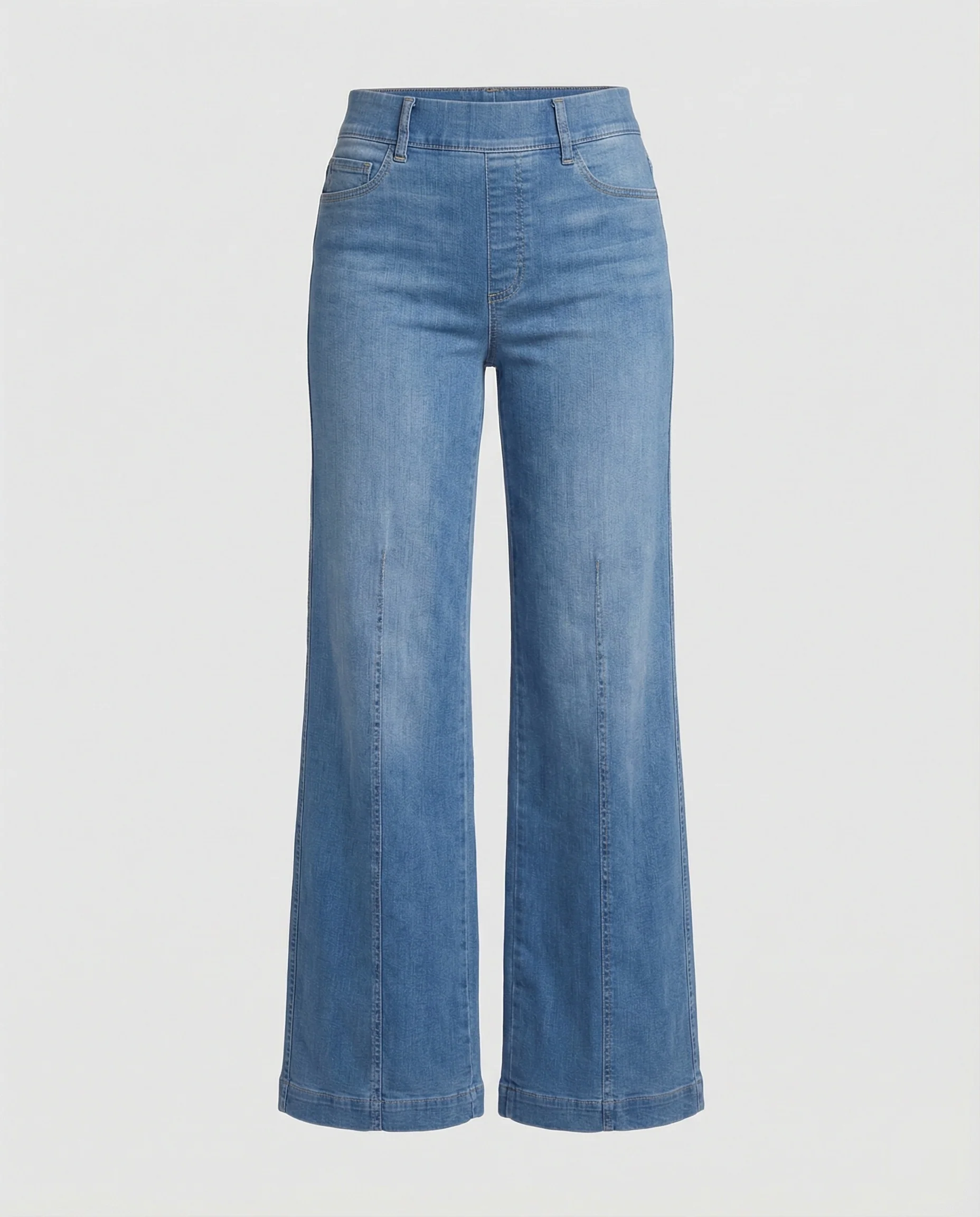 Damen Palazzo Jeans High Waist - Image 3