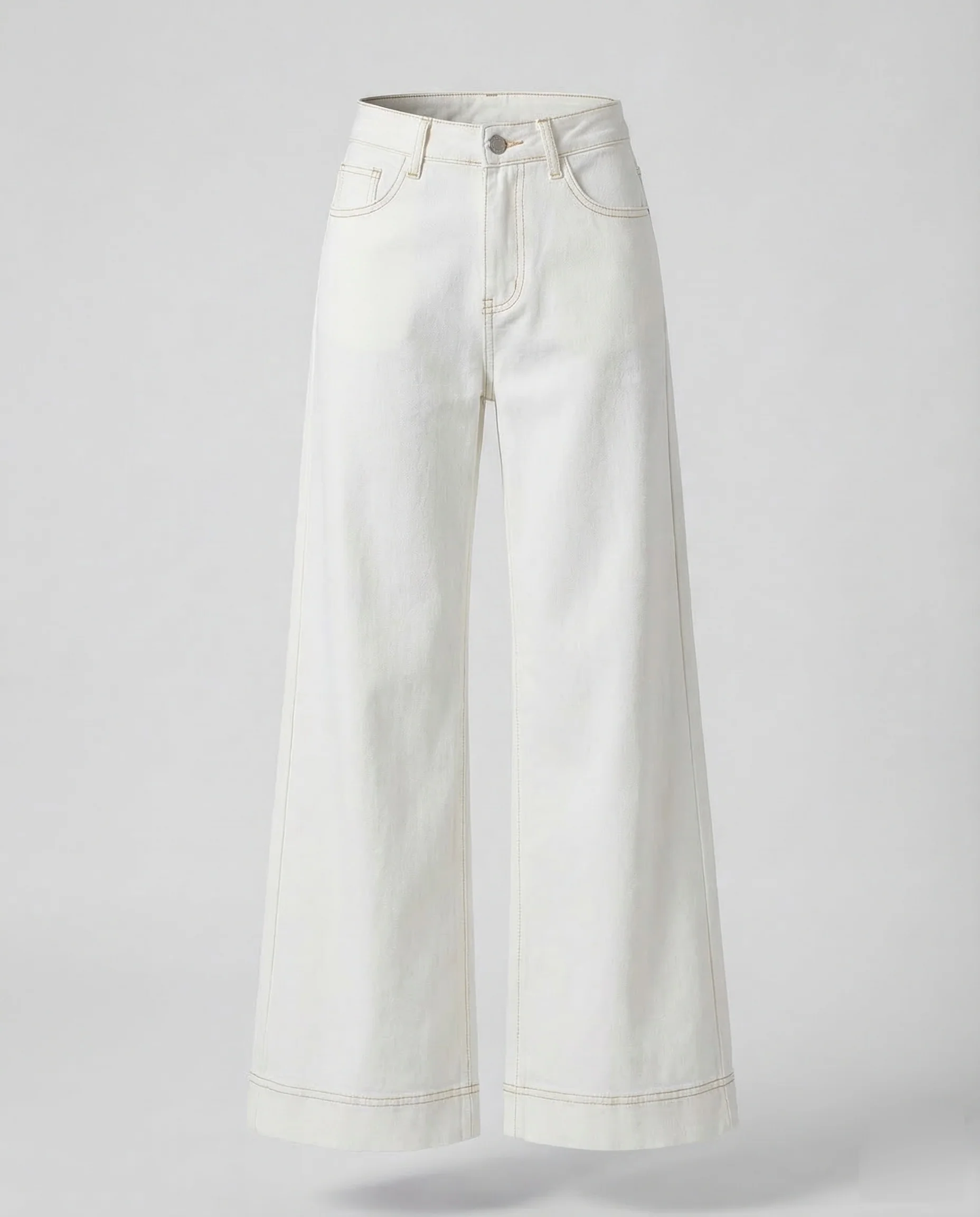 Damen Palazzo Jeans Elastisch - Image 10