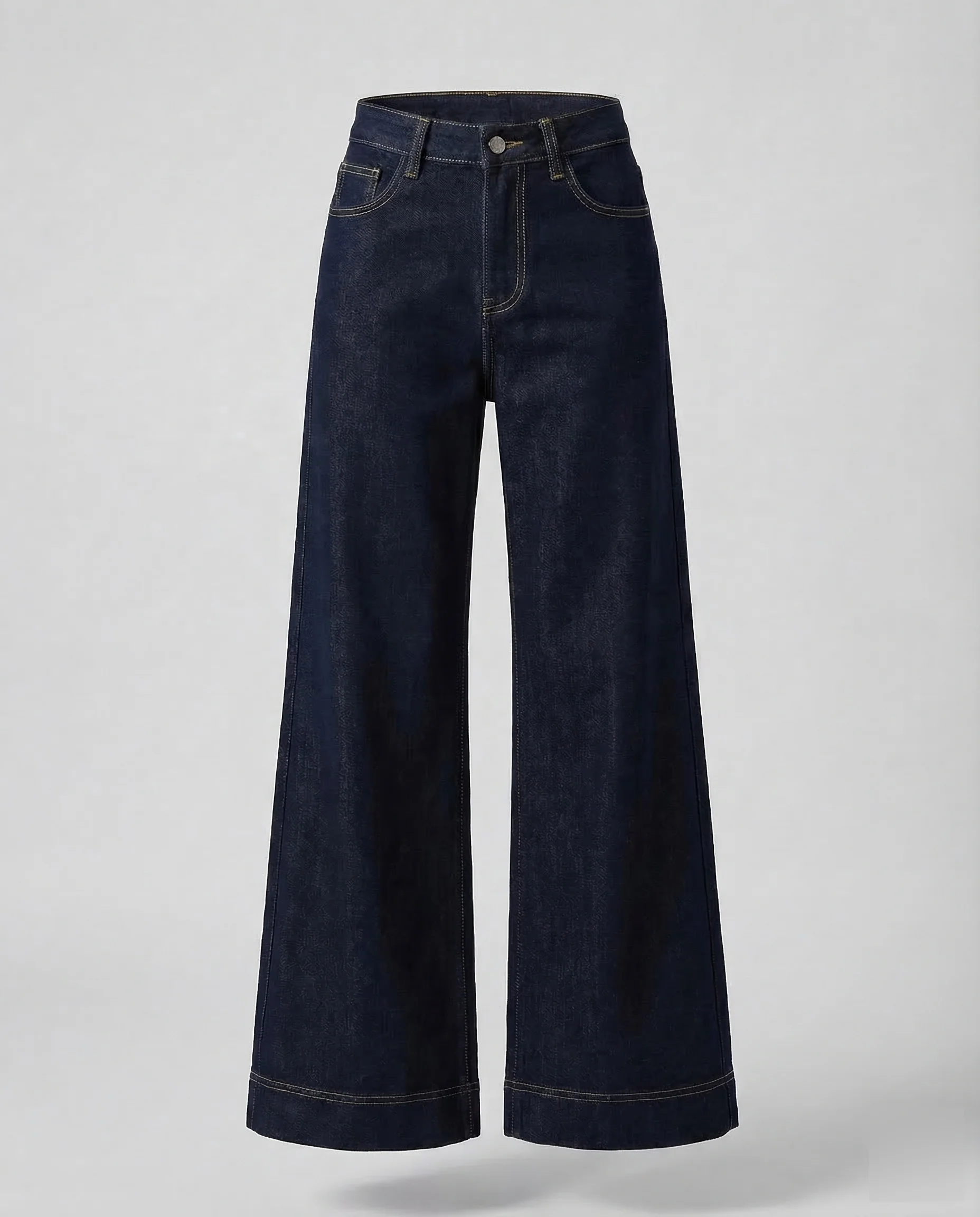 Damen Palazzo Jeans Elastisch - Image 6