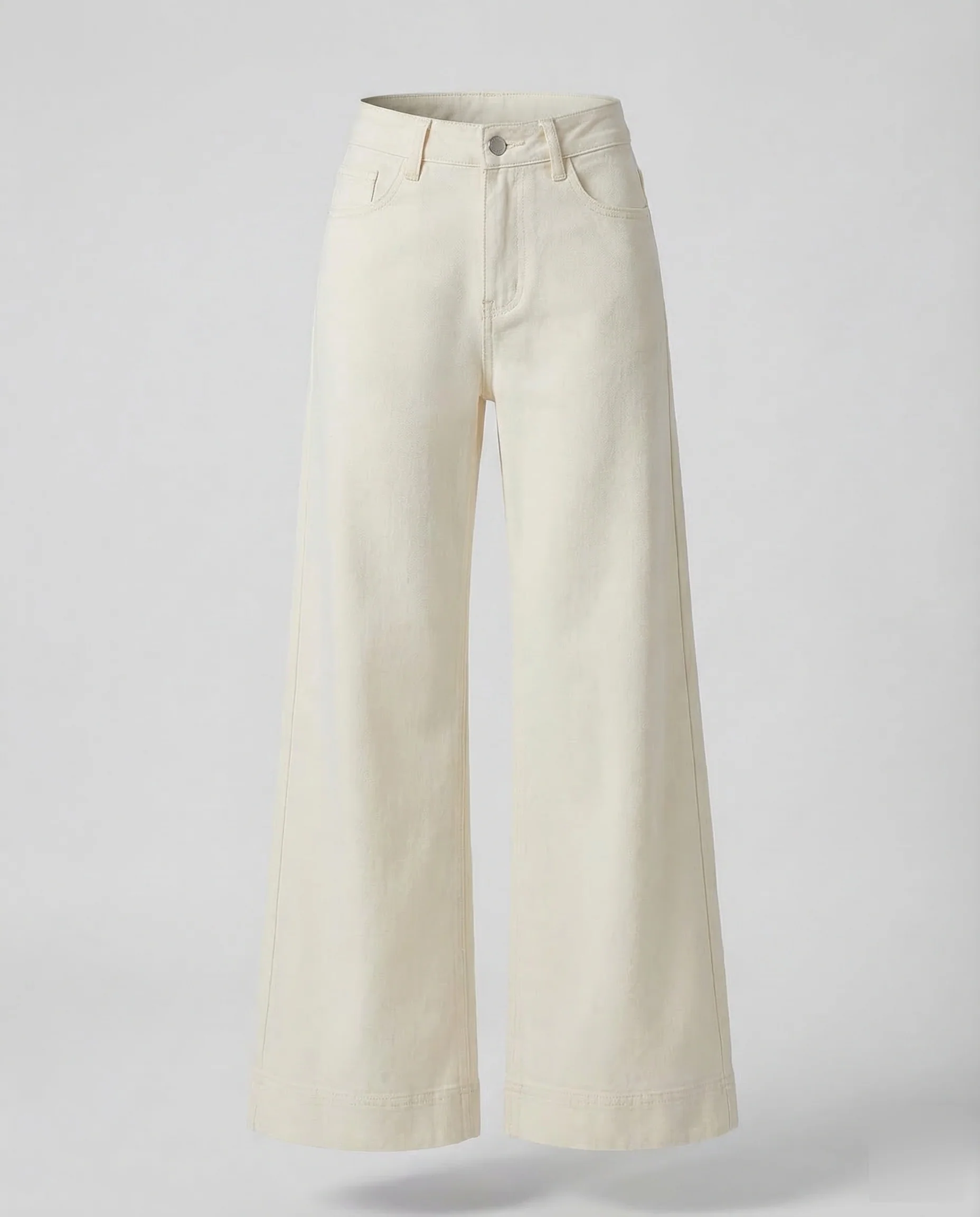 Damen Palazzo Jeans Elastisch - Image 9
