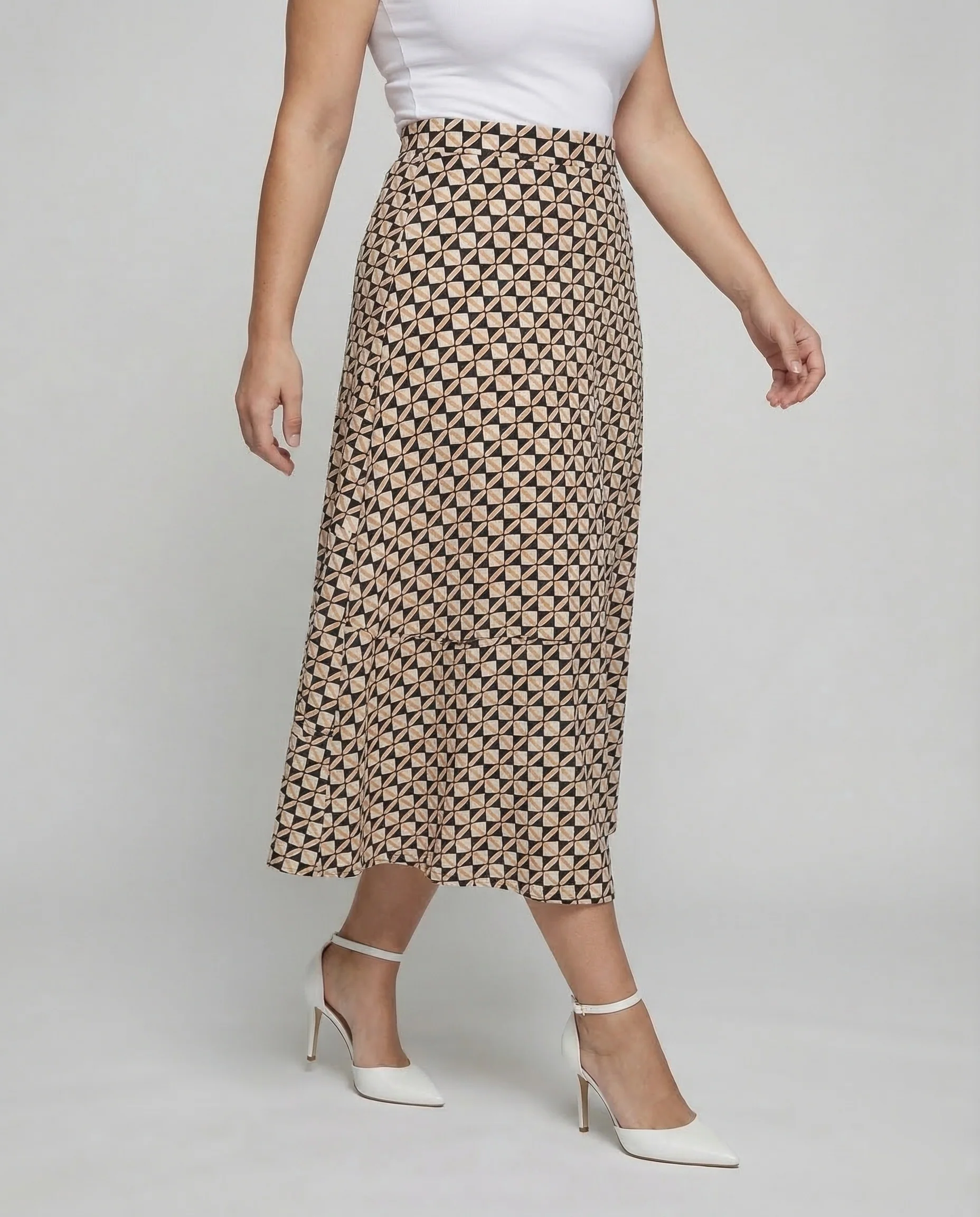 Midirock Damen Muster Teller - Image 2