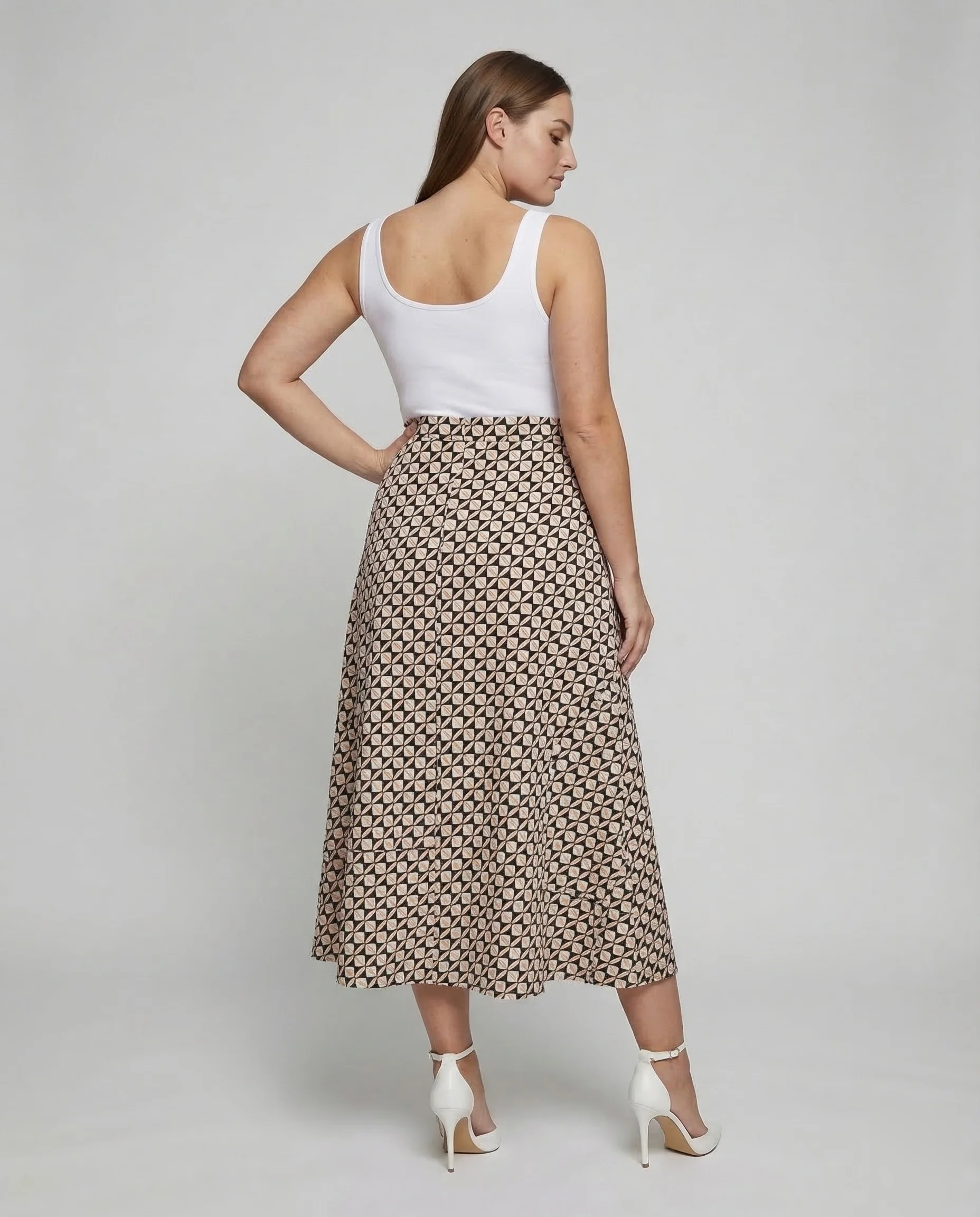 Midirock Damen Muster Teller - Image 4