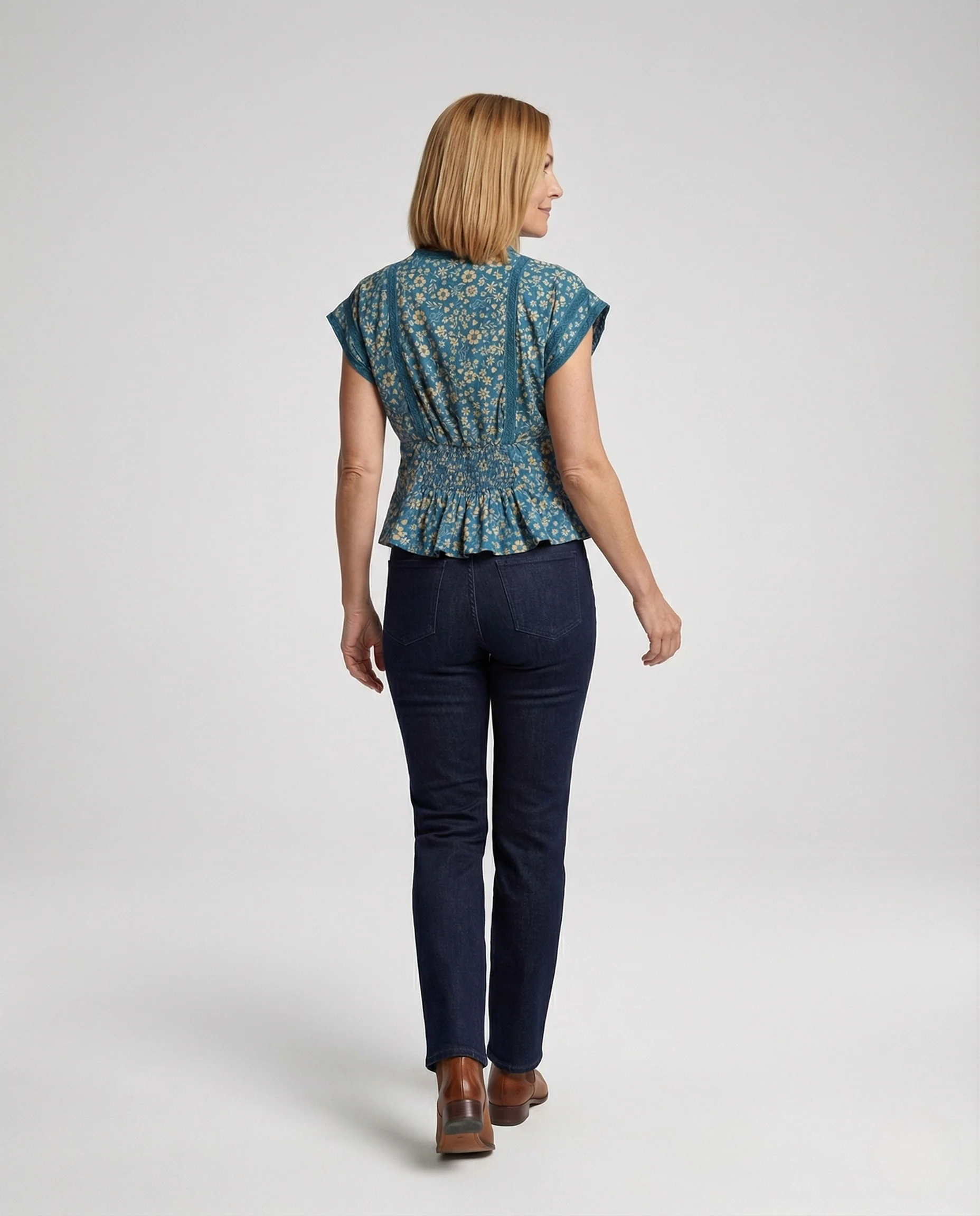 Bluse Damen Corsagen Stil - Image 3