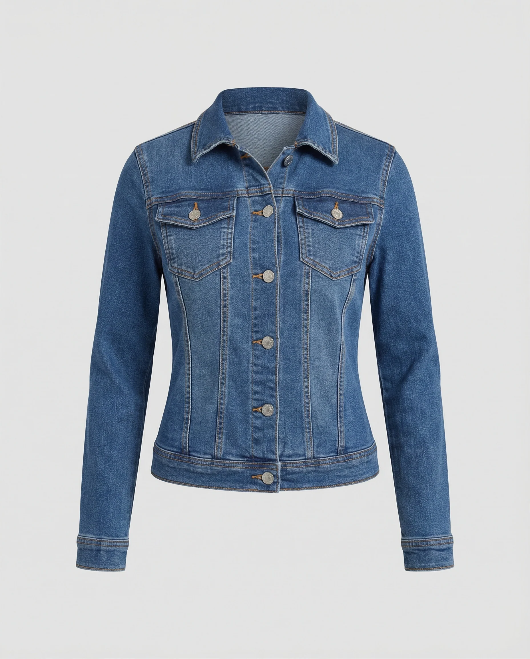 Damen Jeansjacke tailliert elastisch - Image 5
