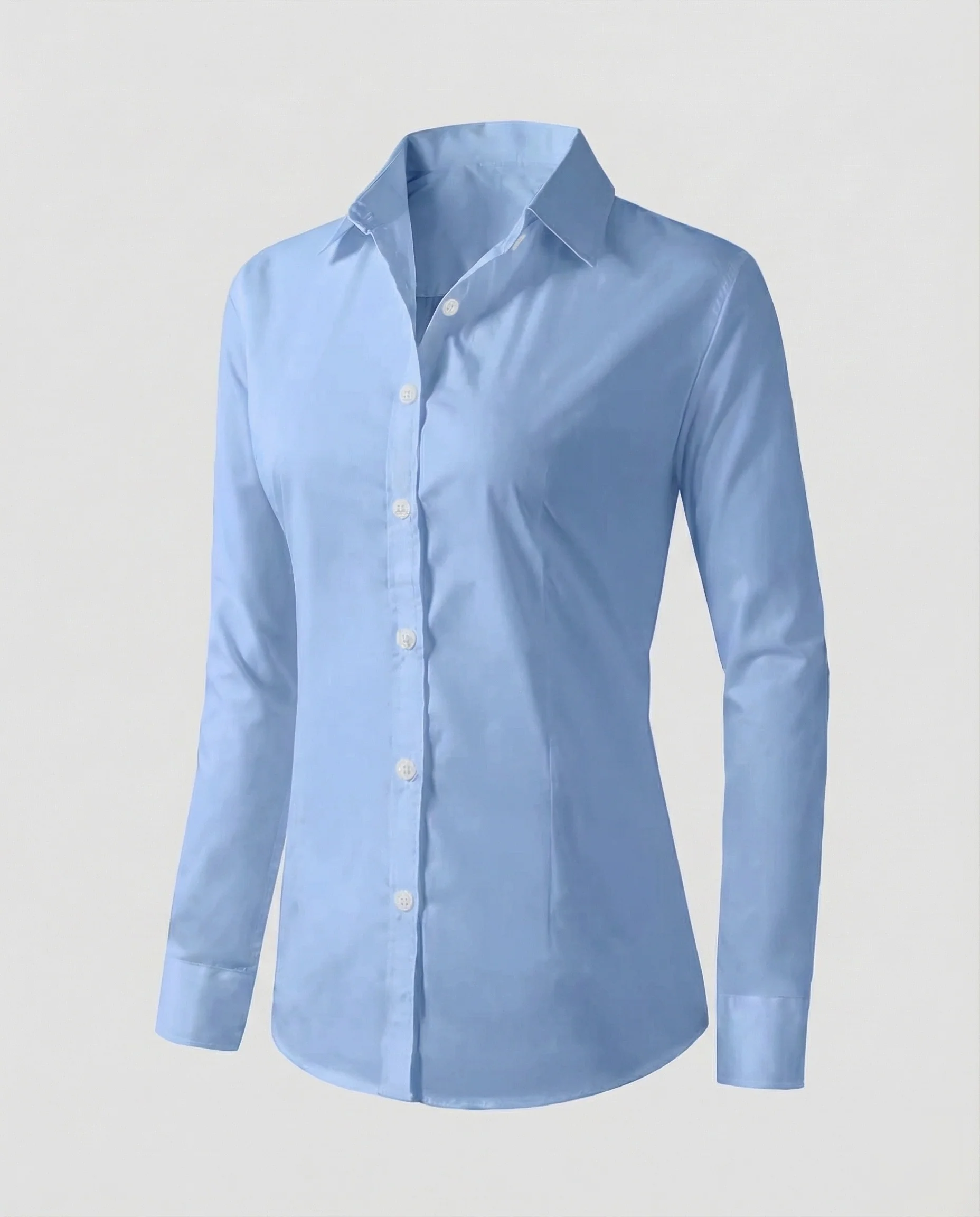 Blusentop Damen tailliert aus Baumwollmix - Image 8