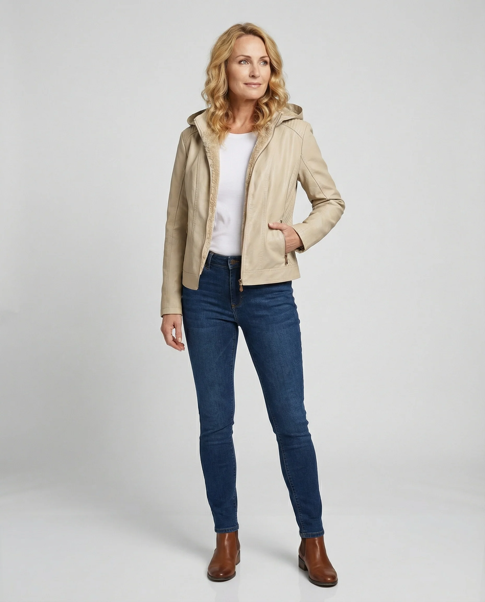Übergangsjacke Damen sportlich elegant - Image 2