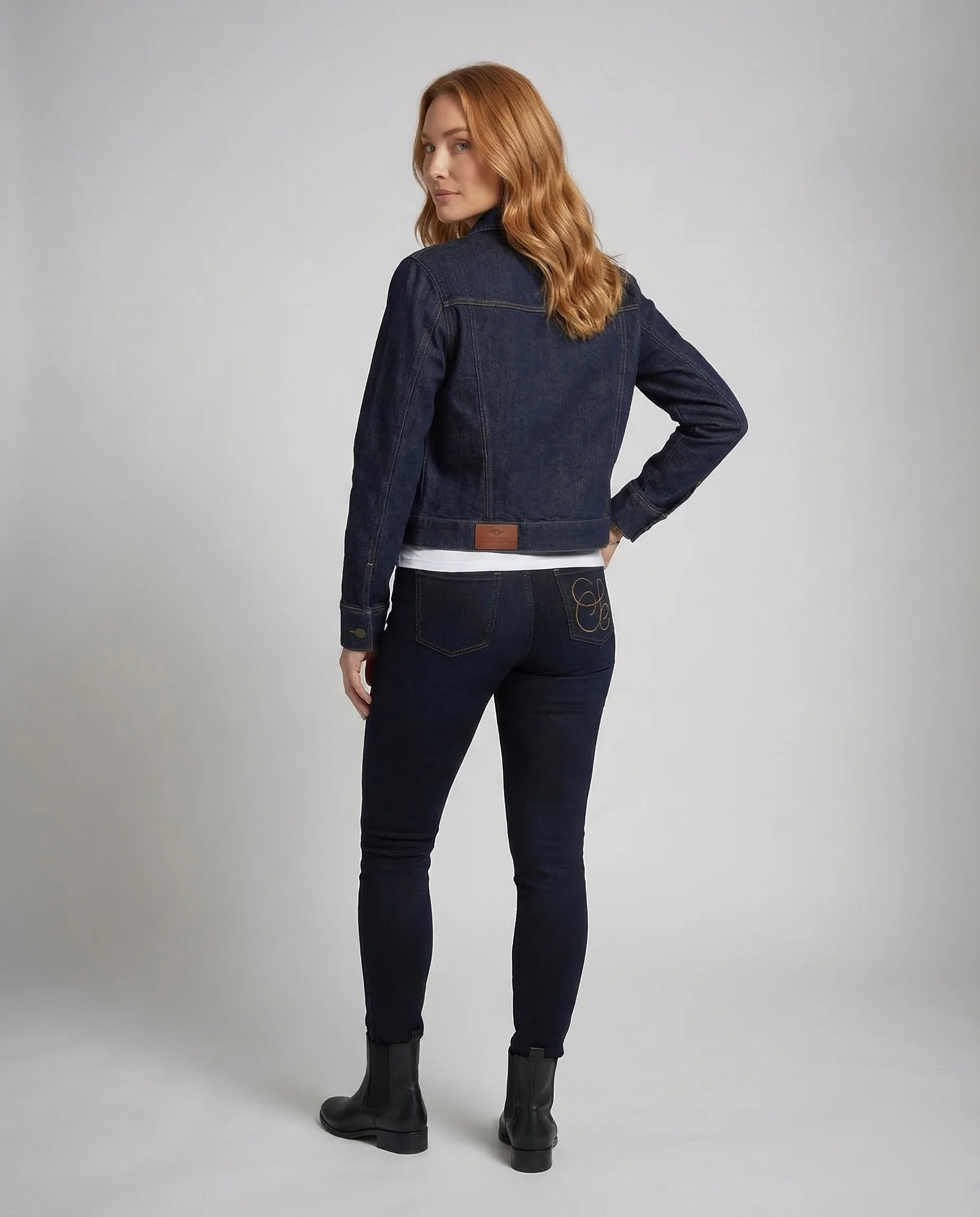 Damen Denimjacke Tailliert - Image 3