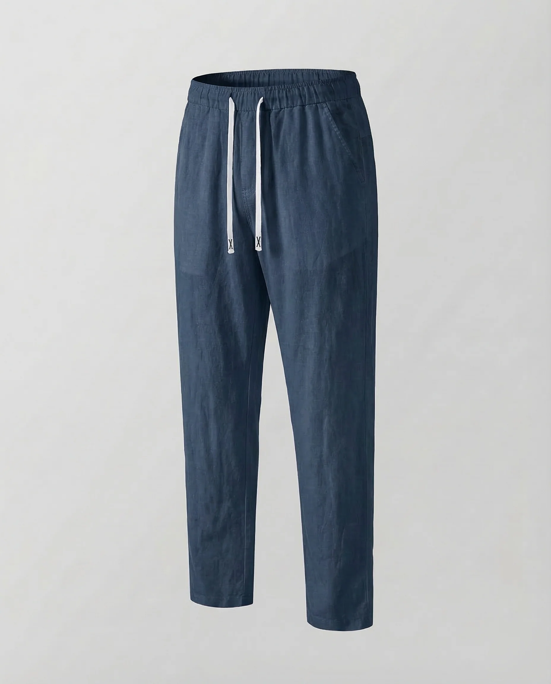 Damen Leinen Jogginghose Tapered - Image 6
