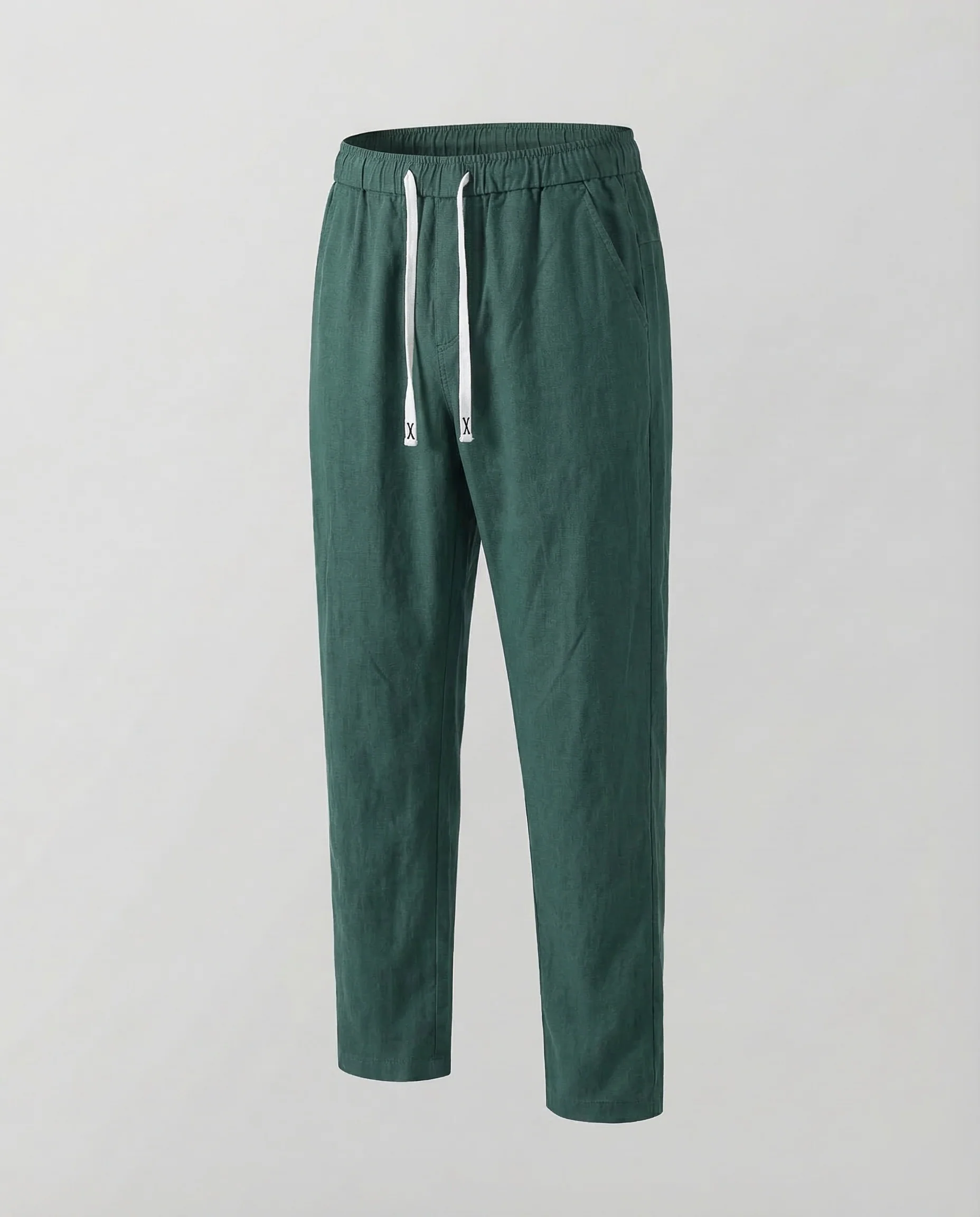 Damen Leinen Jogginghose Tapered - Image 8