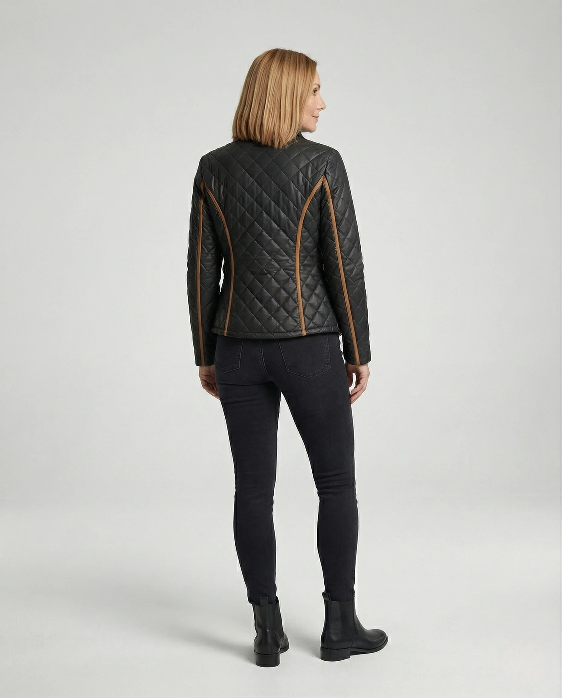 Damen Steppjacke mit Stehkragen - Image 3