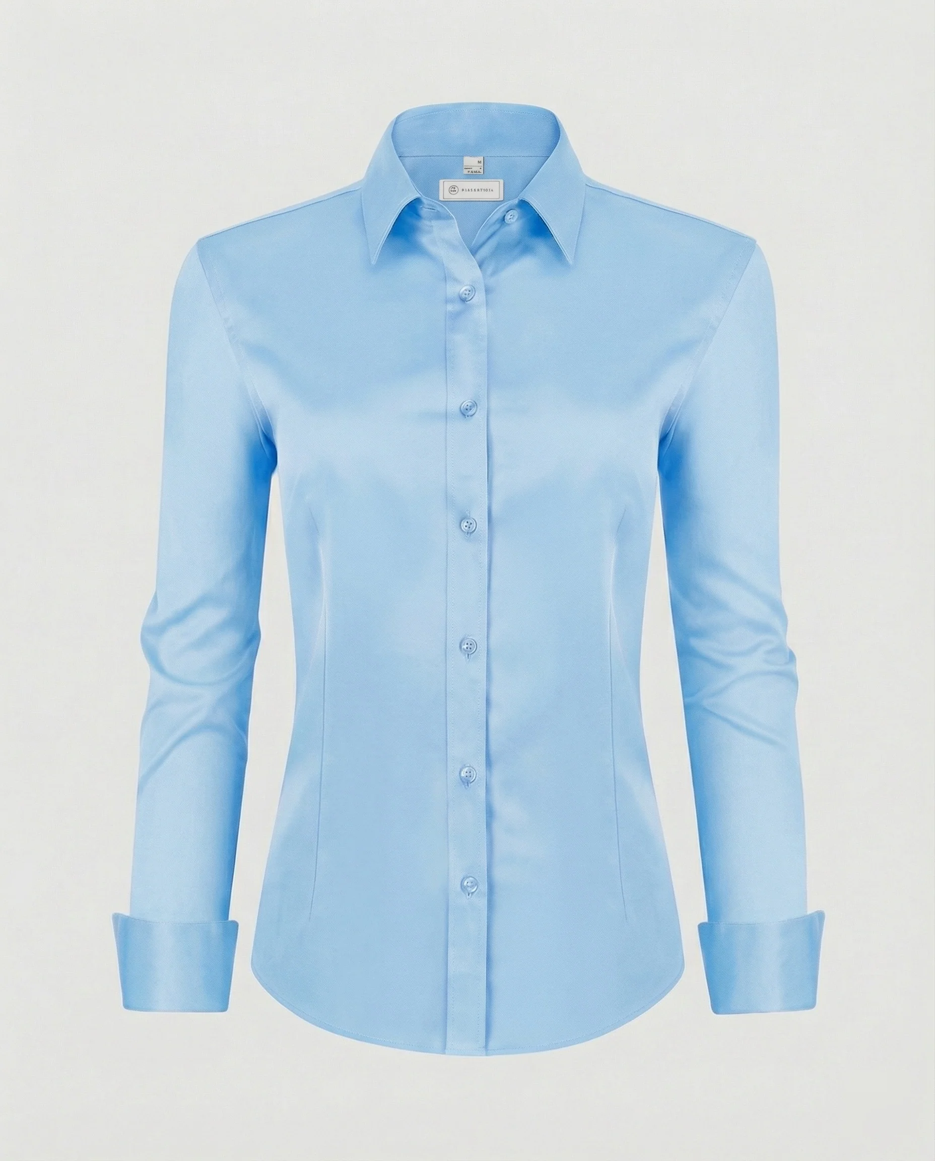 Damen Hemdbluse Stretch tailliert - Image 3