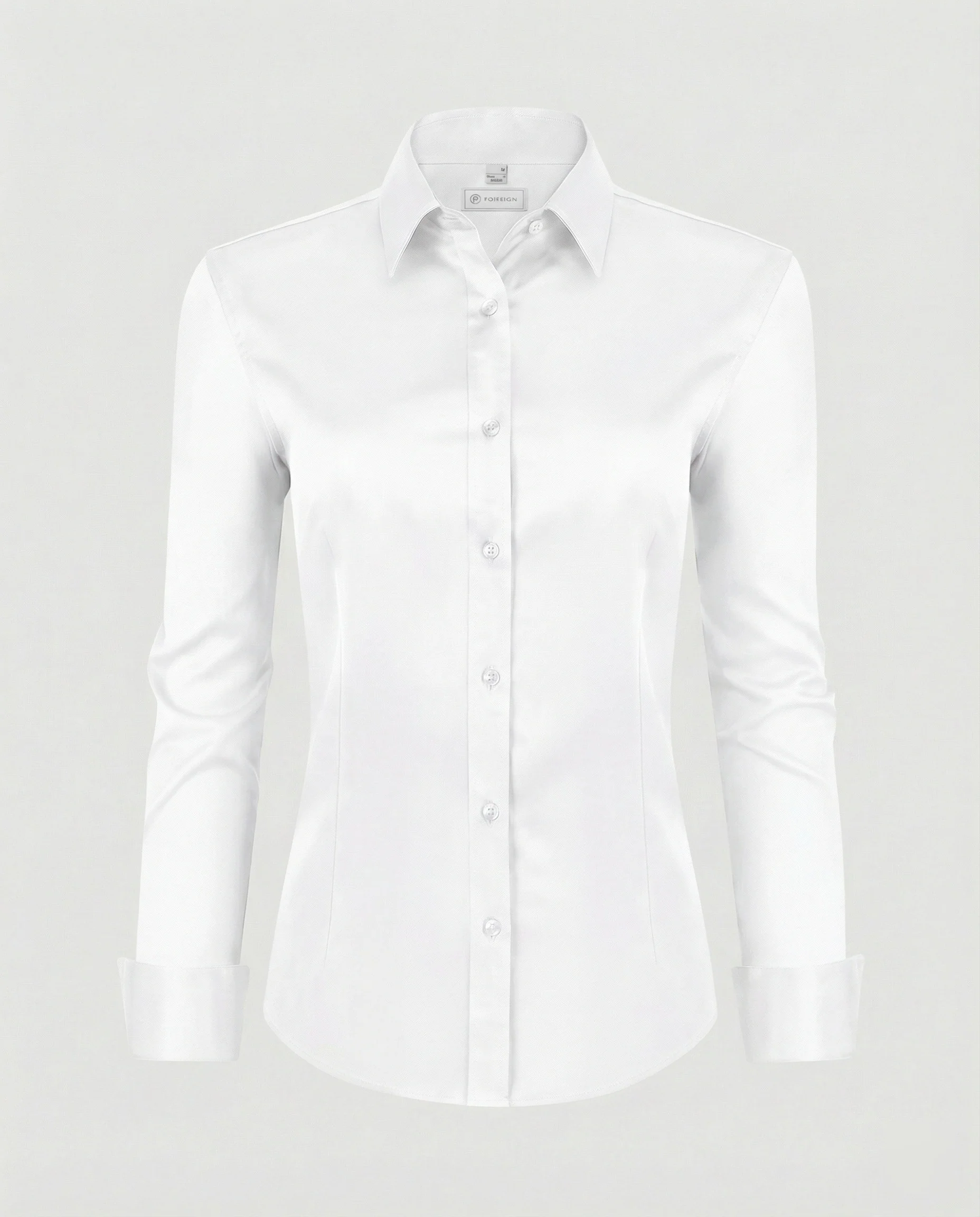 Damen Hemdbluse Stretch tailliert - Image 5