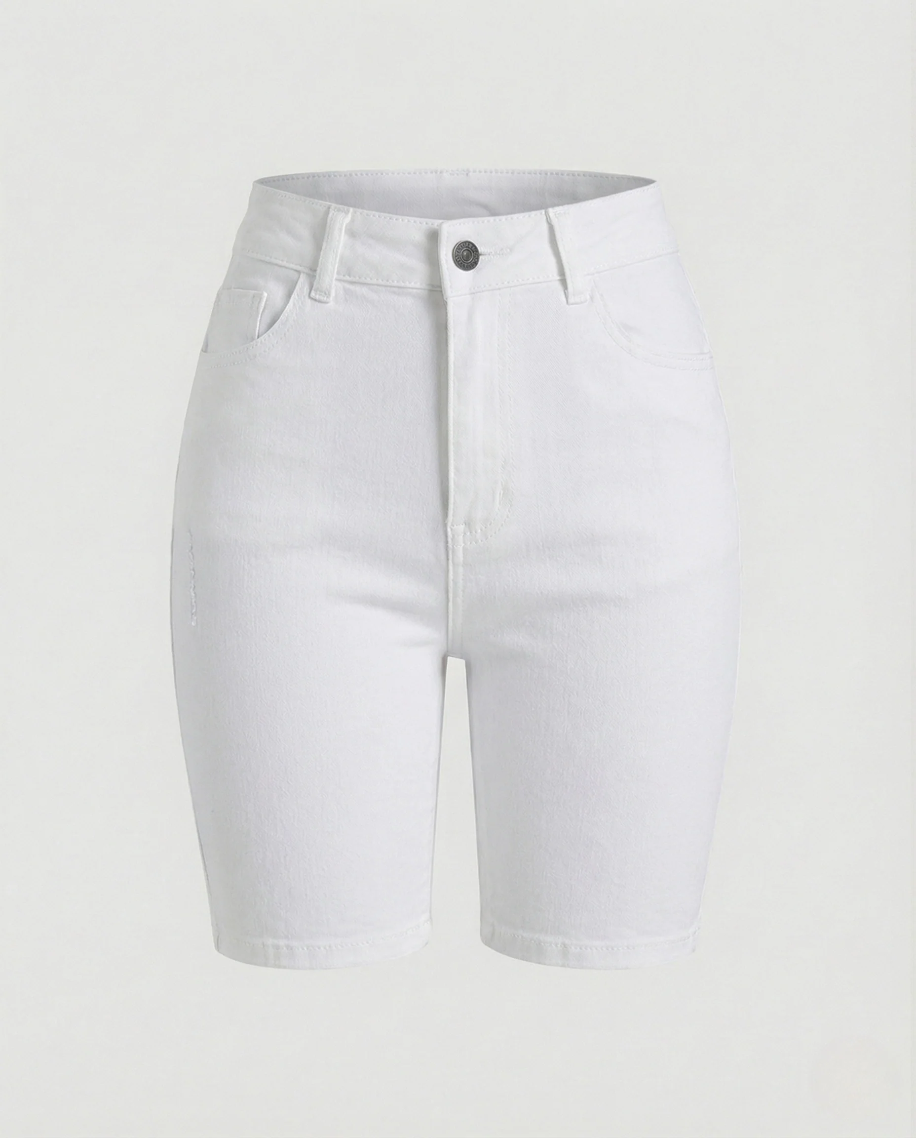 Damen Stretch-Jeansshorts im Bermuda-Schnitt - Image 6