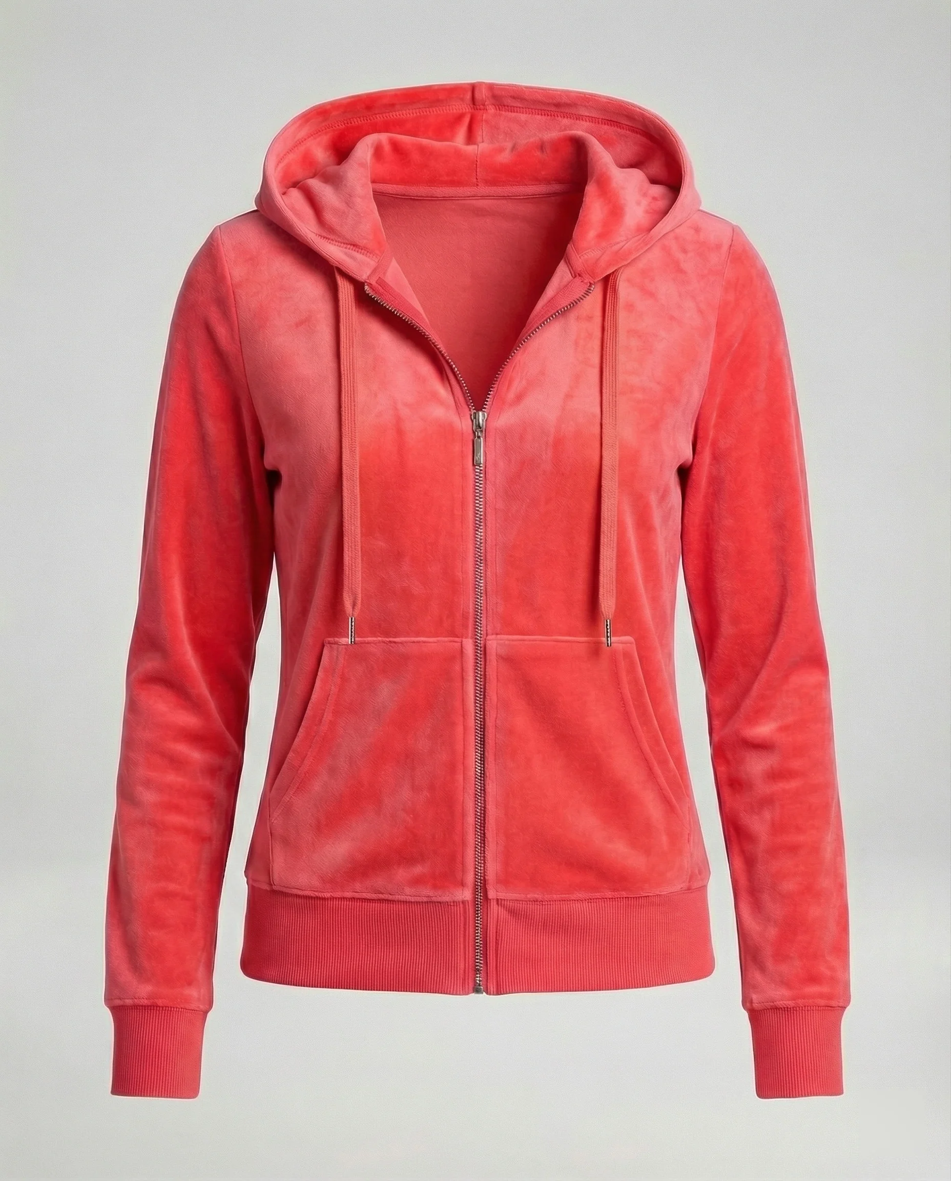 Freizeitkleidung Damen Velours Joggingjacke - Image 7