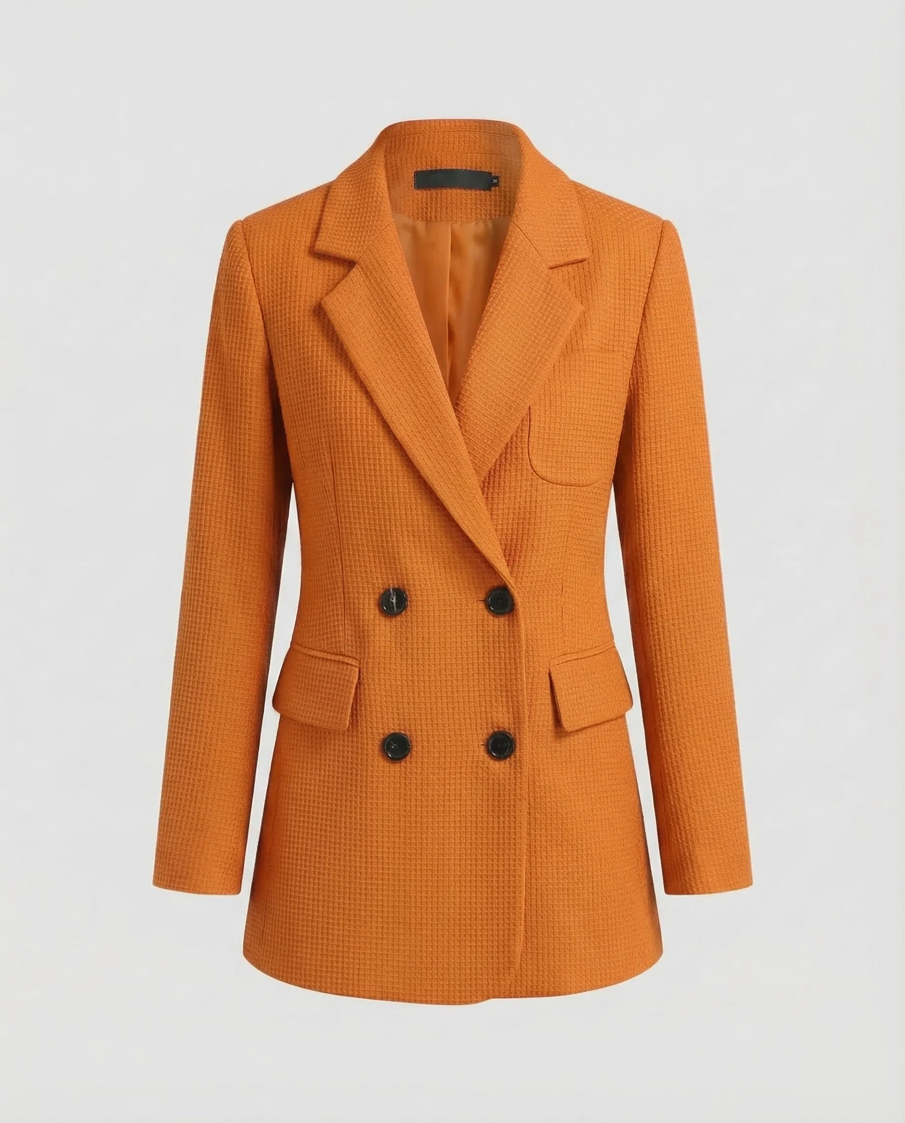 Damen Doppelreiher Blazer Struktur - Image 7
