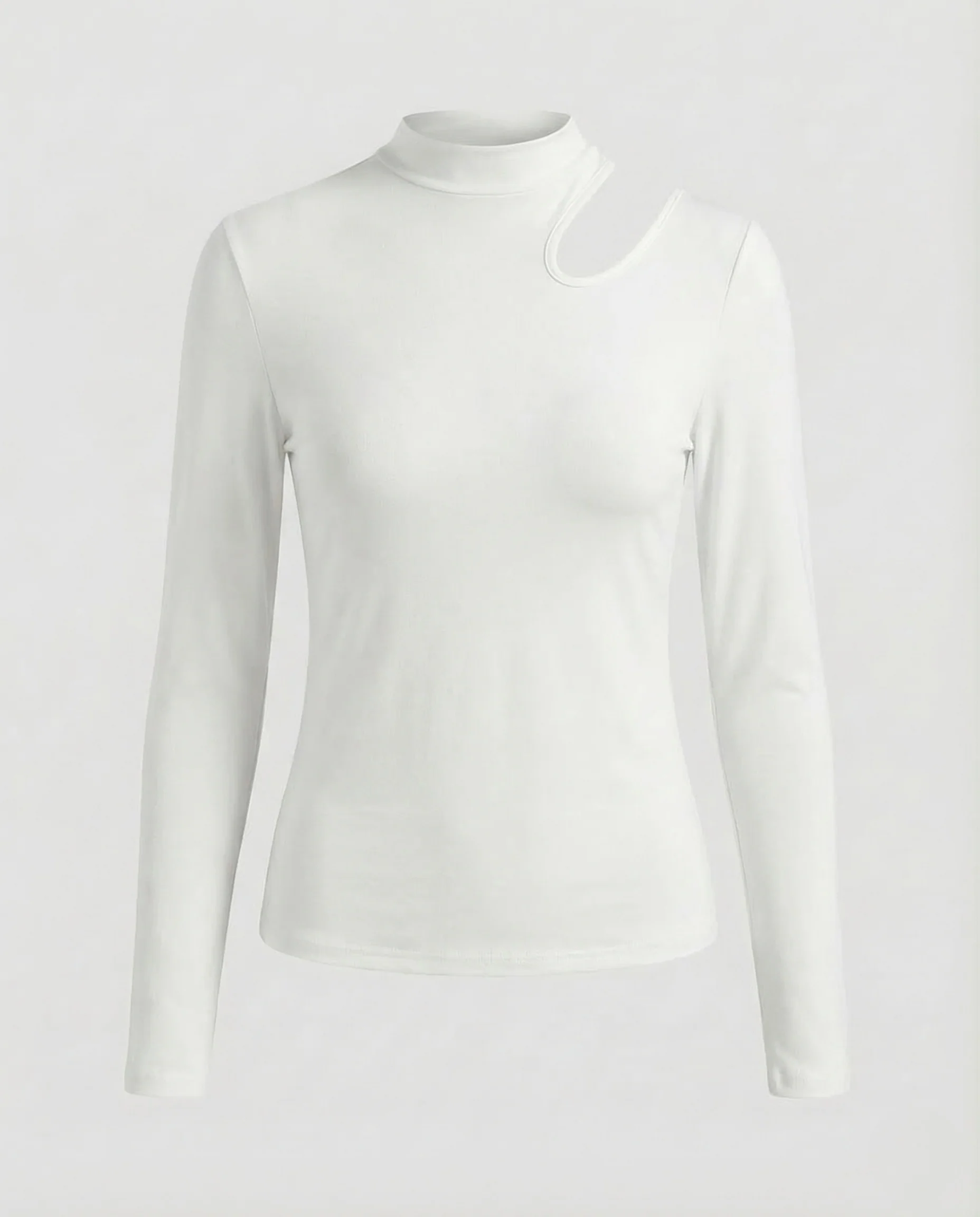 Damen Feinstrickpullover Asymmetrischer Ausschnitt - Image 6