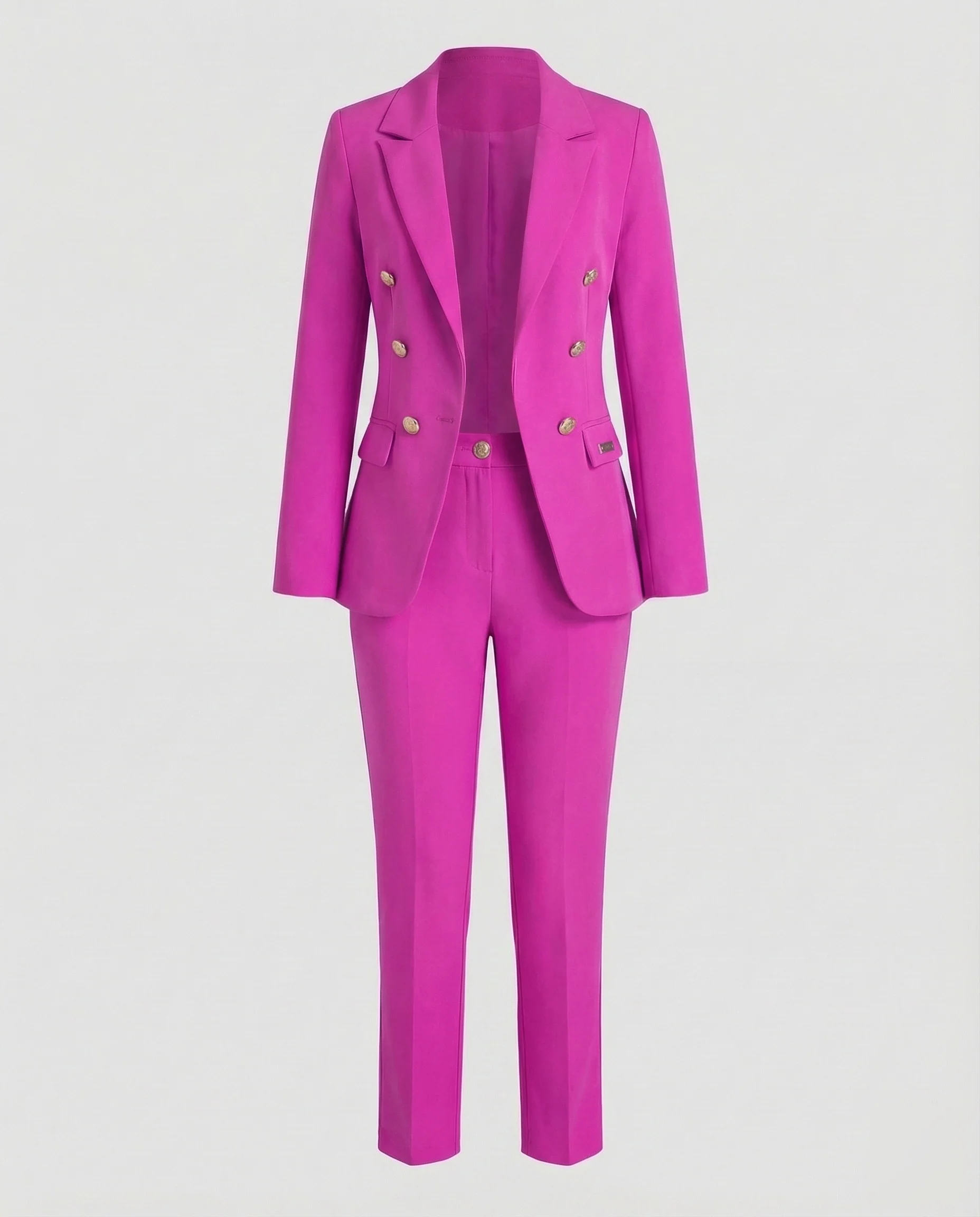Damen Hosenanzug mit zweireihigem Blazer - Image 10