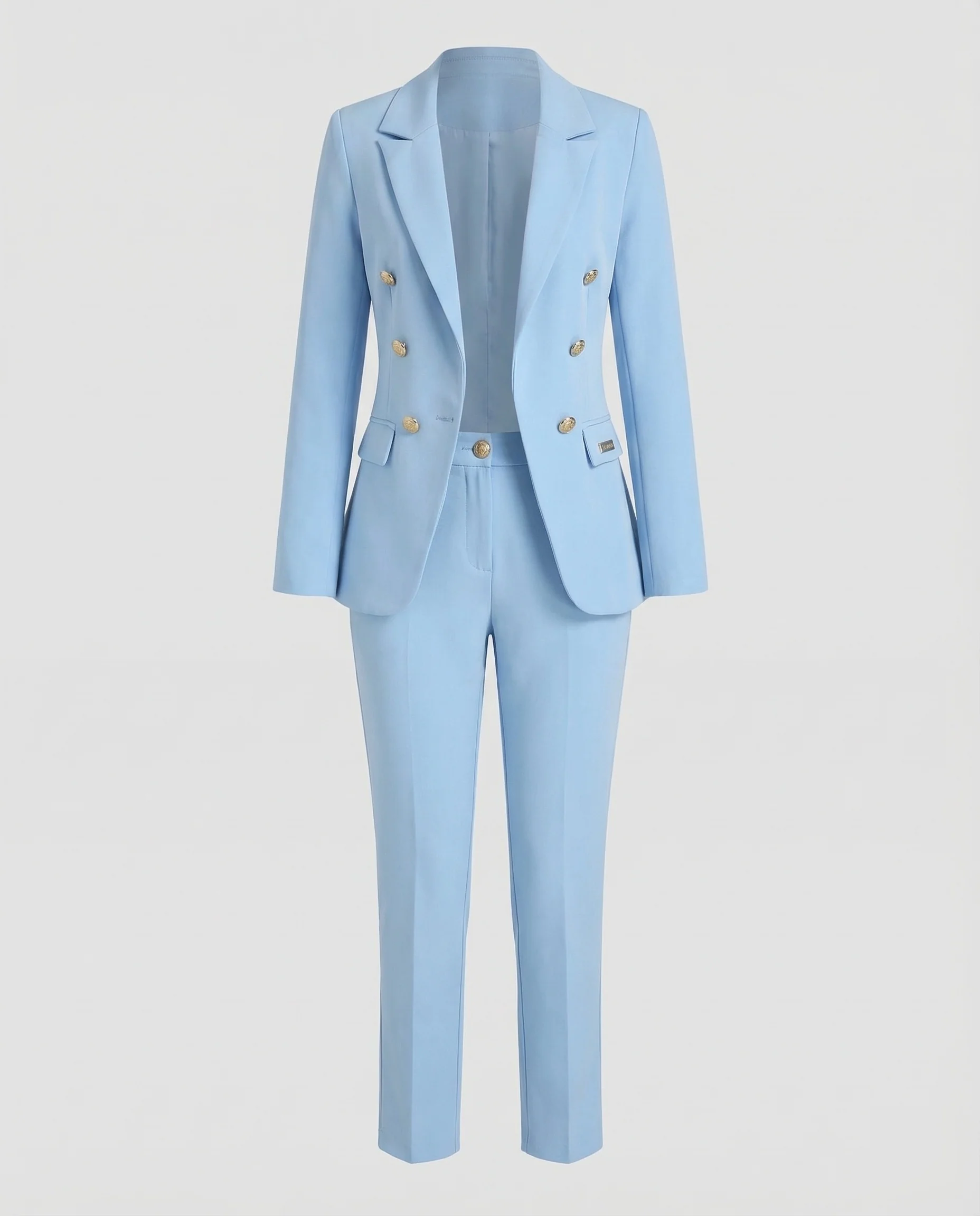 Damen Hosenanzug mit zweireihigem Blazer - Image 4