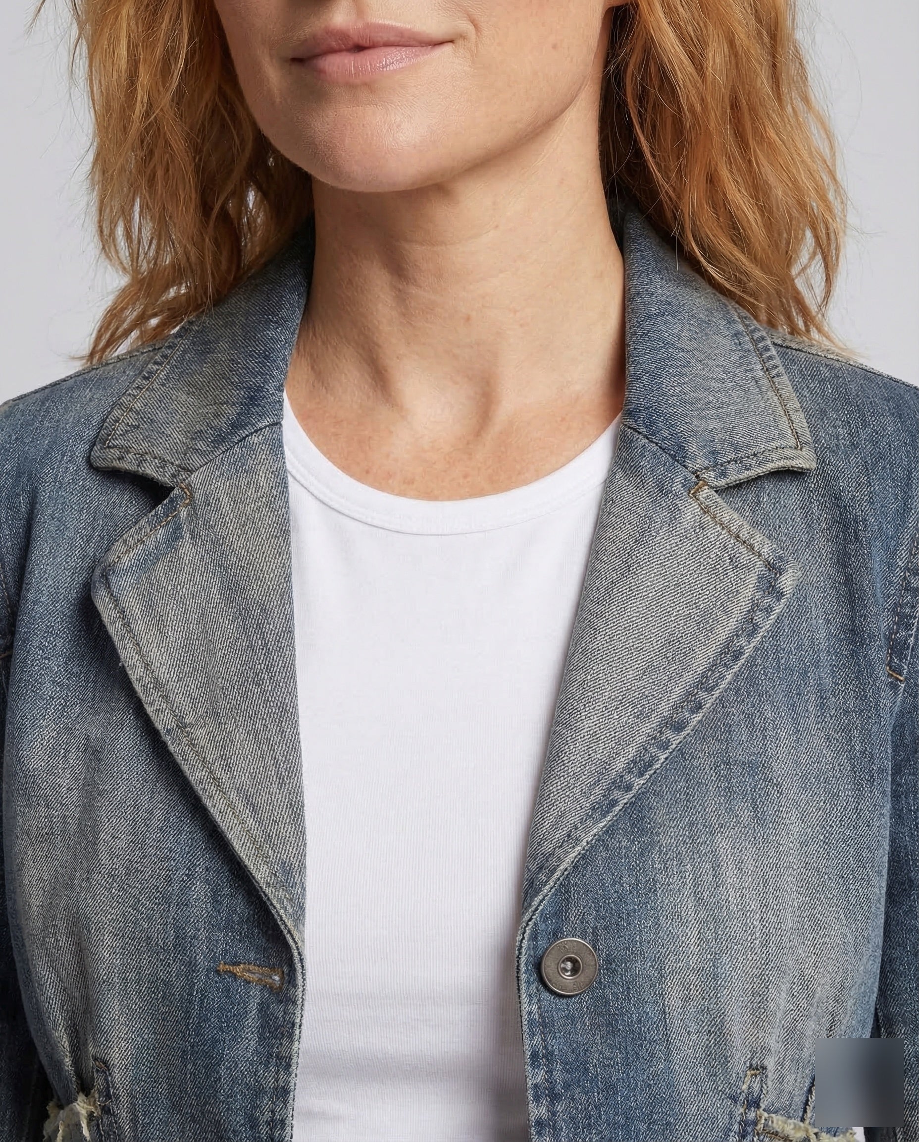 Damen Jeansblazer Tailliert - Image 3
