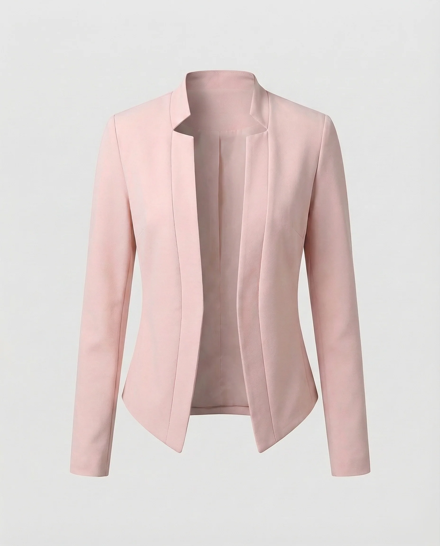 Damen Jersey Blazer Stehkragen - Image 11