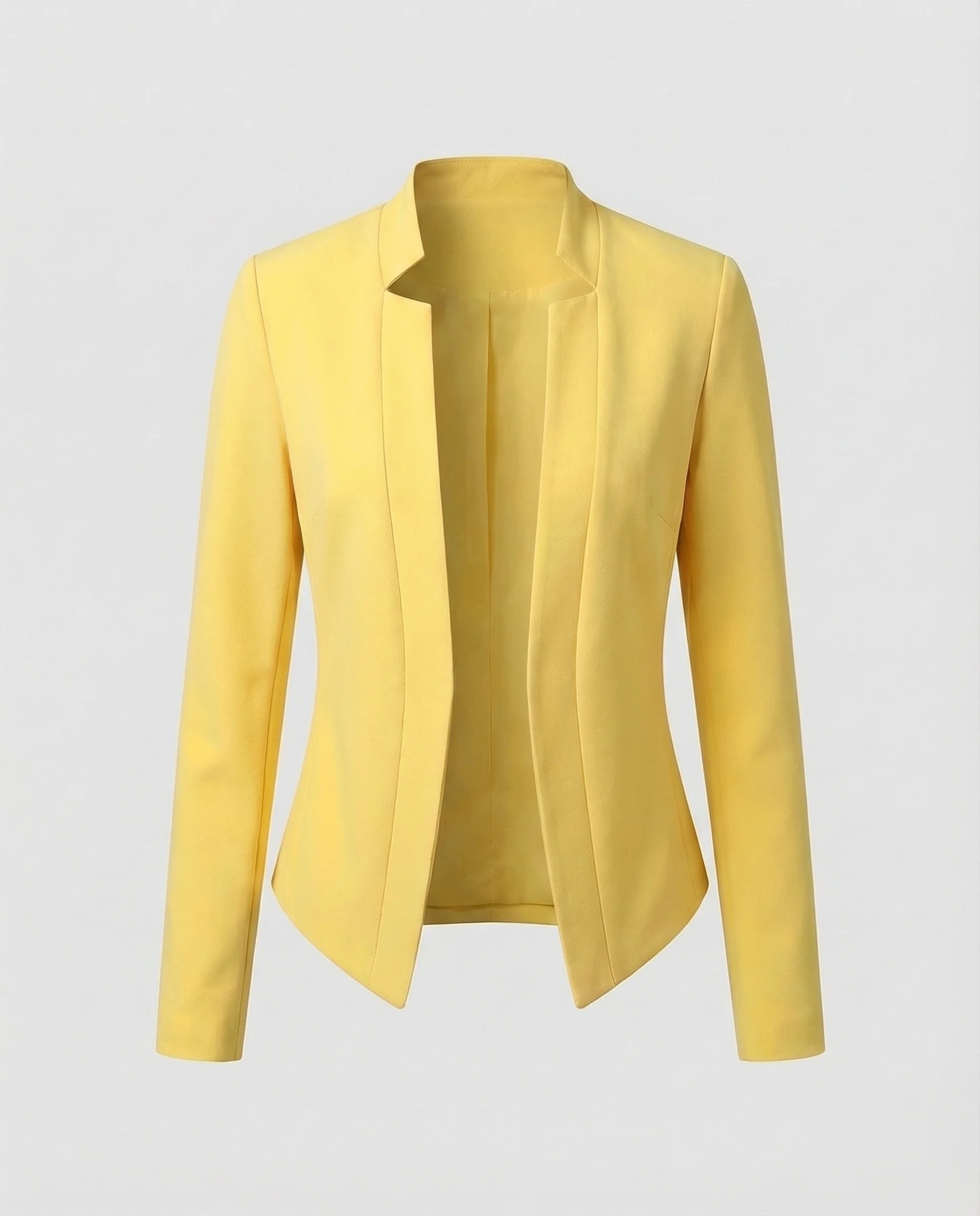 Damen Jersey Blazer Stehkragen - Image 12