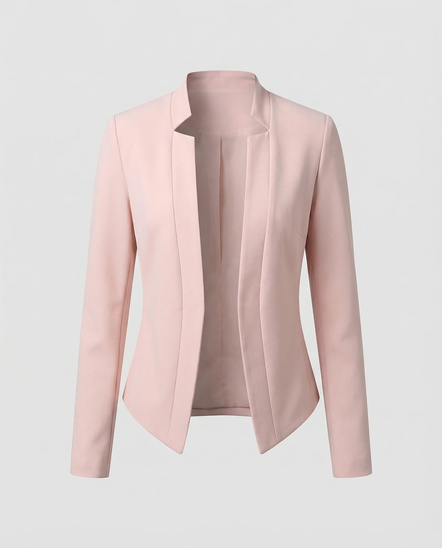 Damen Jersey Blazer Stehkragen - Image 5
