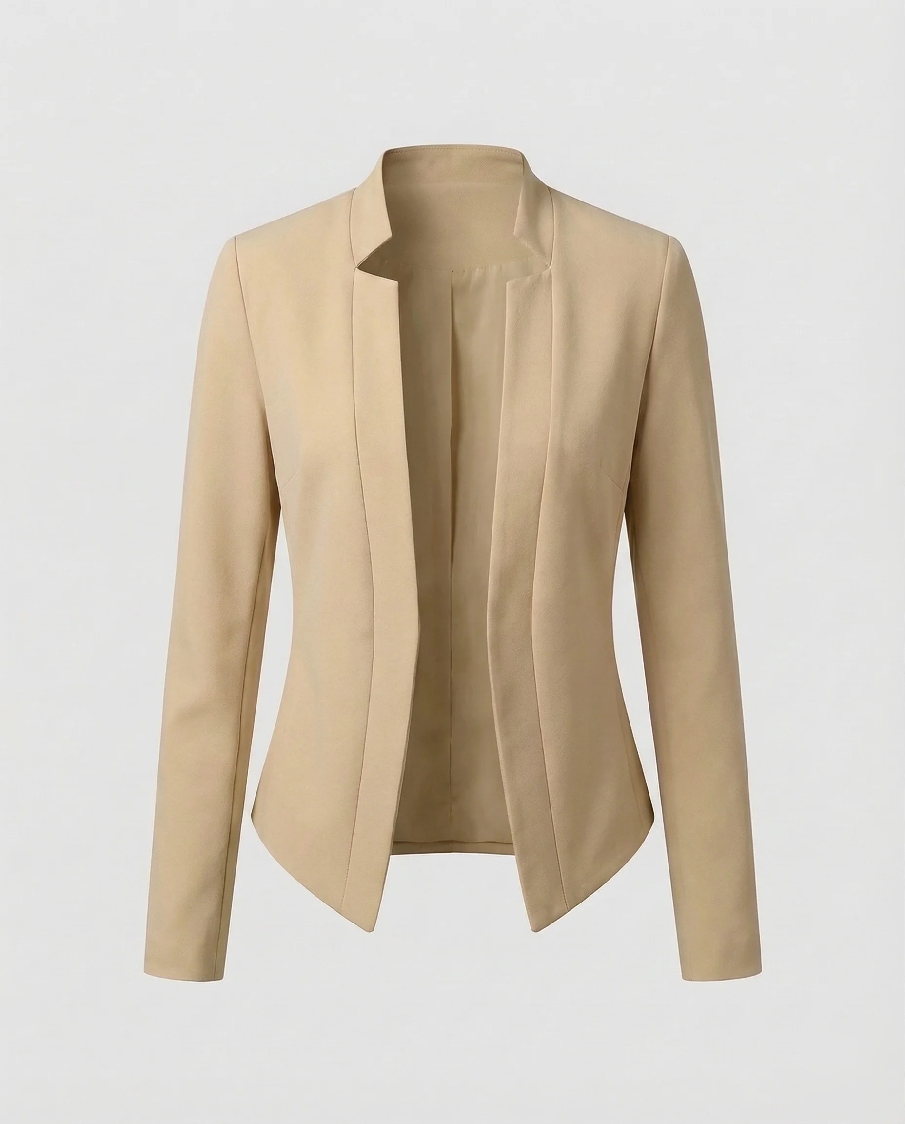 Damen Jersey Blazer Stehkragen - Image 6