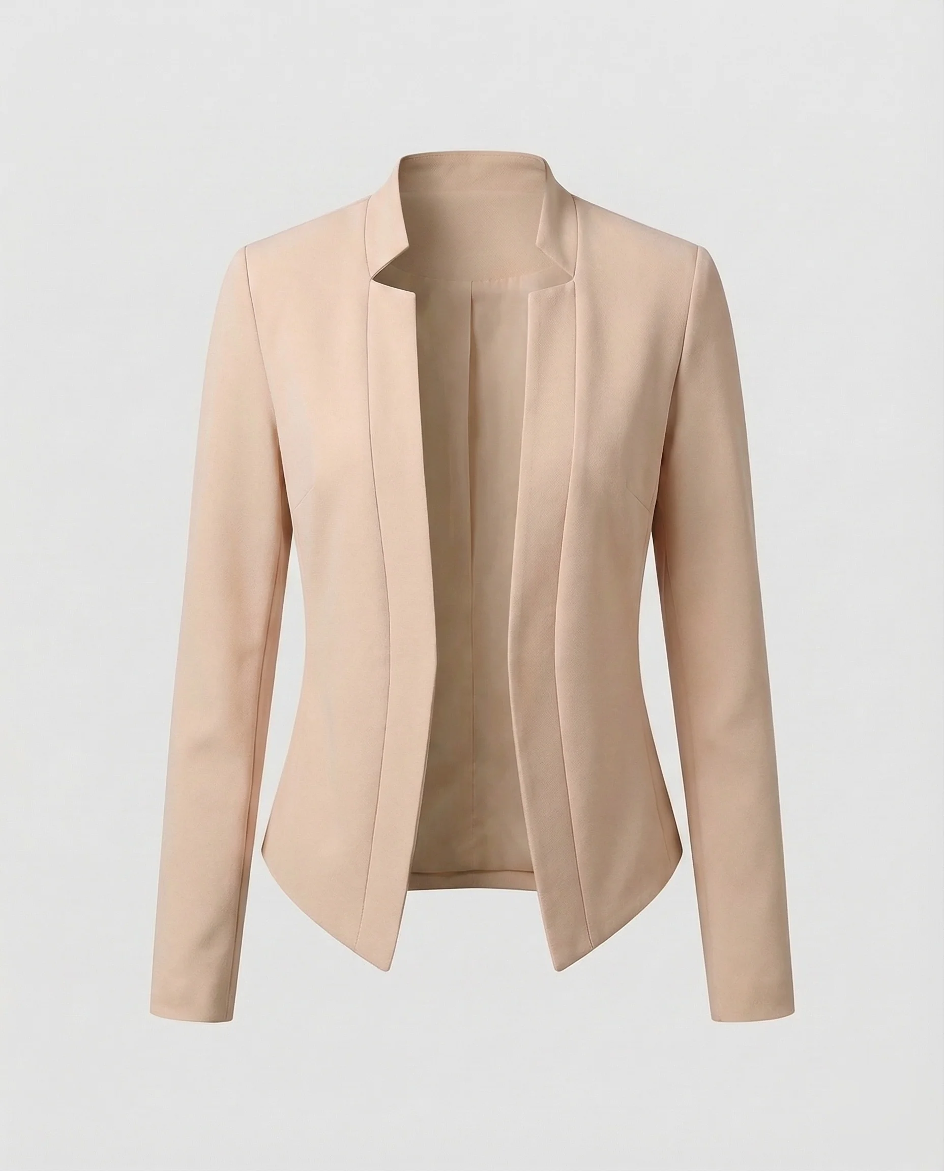 Damen Jersey Blazer Stehkragen - Image 7