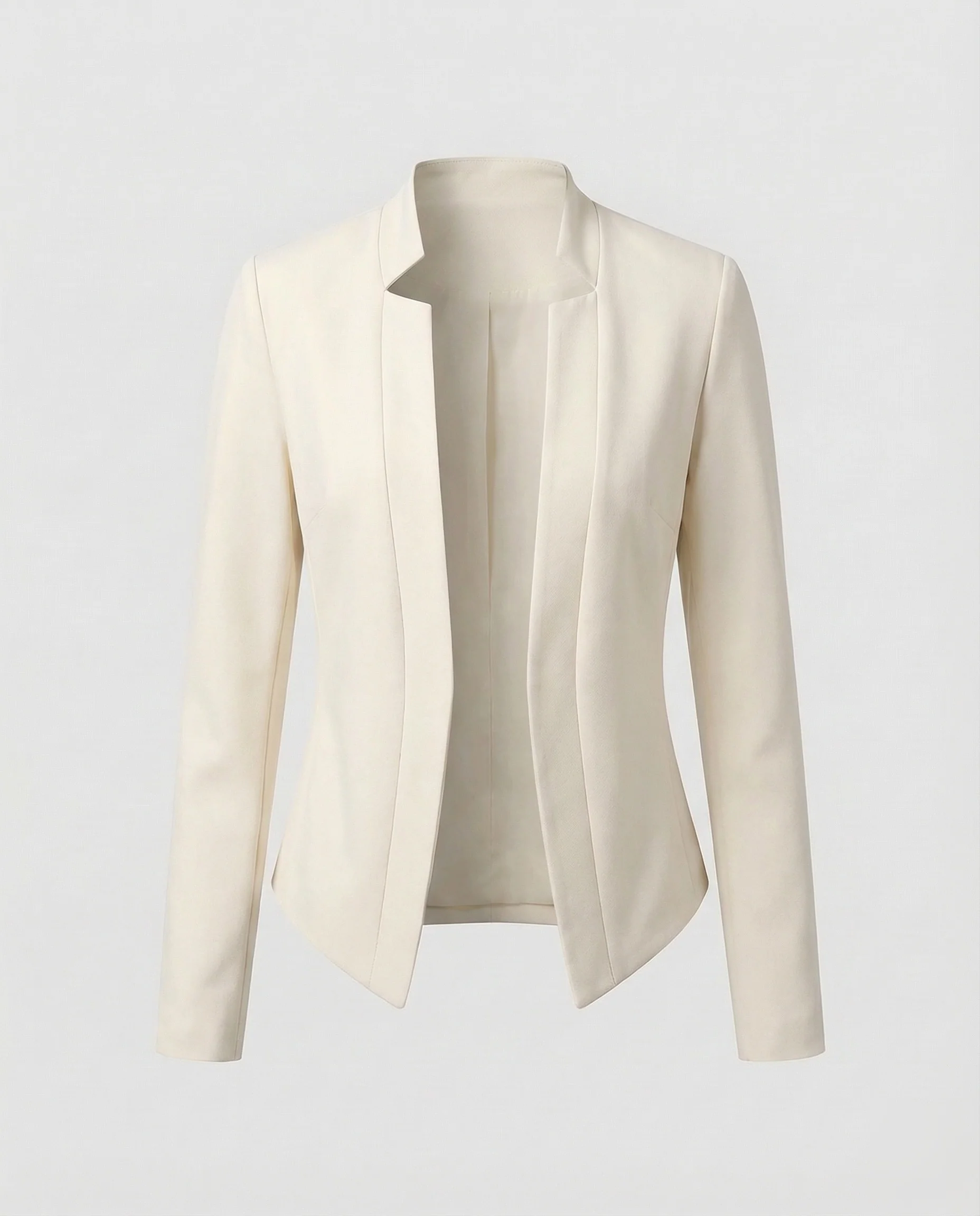 Damen Jersey Blazer Stehkragen - Image 8