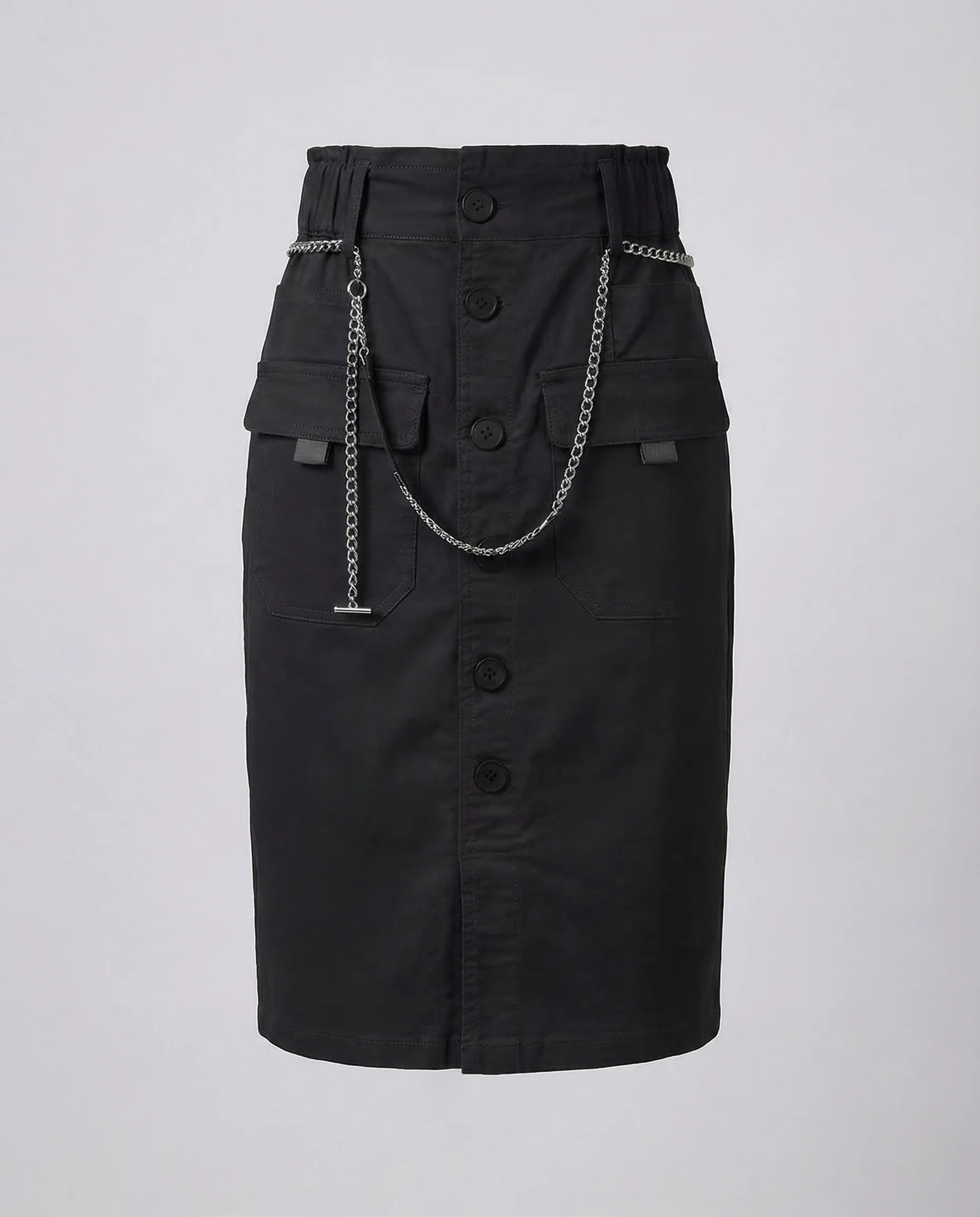 Damen Rock Tailliert Cargo Taschen - Image 6
