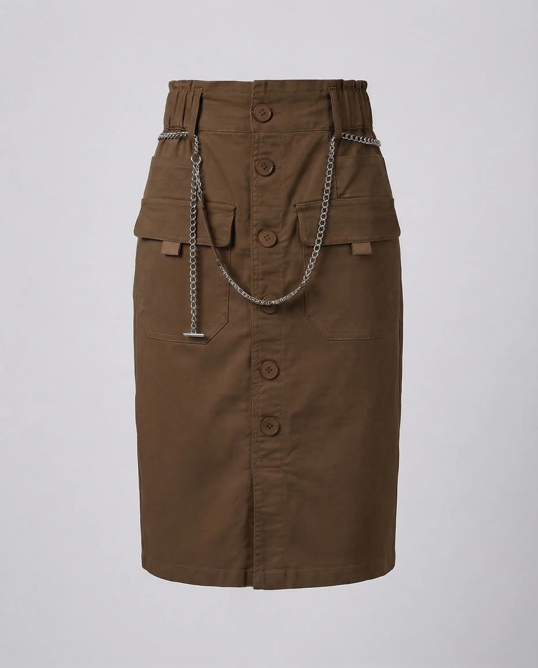 Damen Rock Tailliert Cargo Taschen - Image 7
