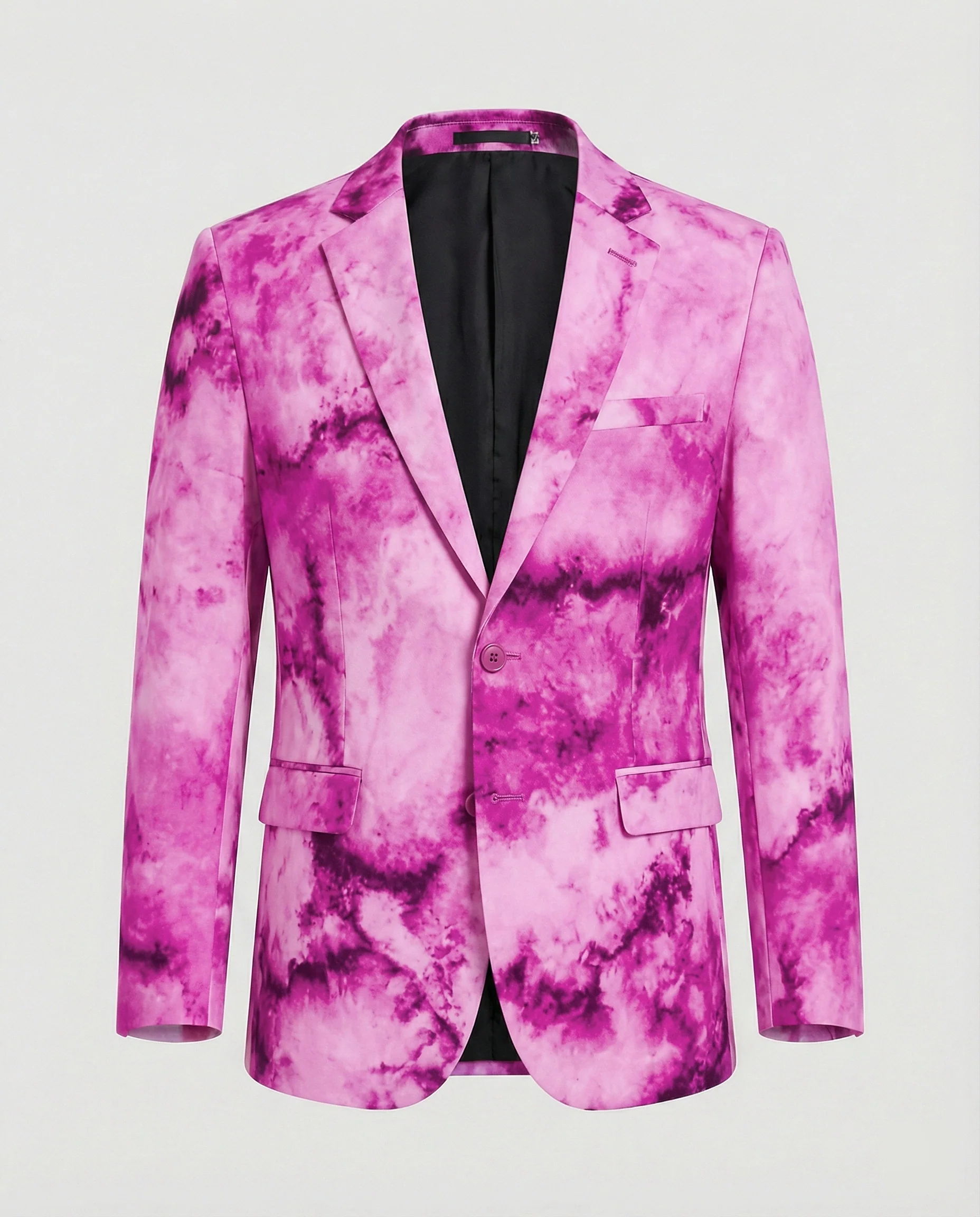 Damen Kurzblazer mit Print und Revers - Image 5